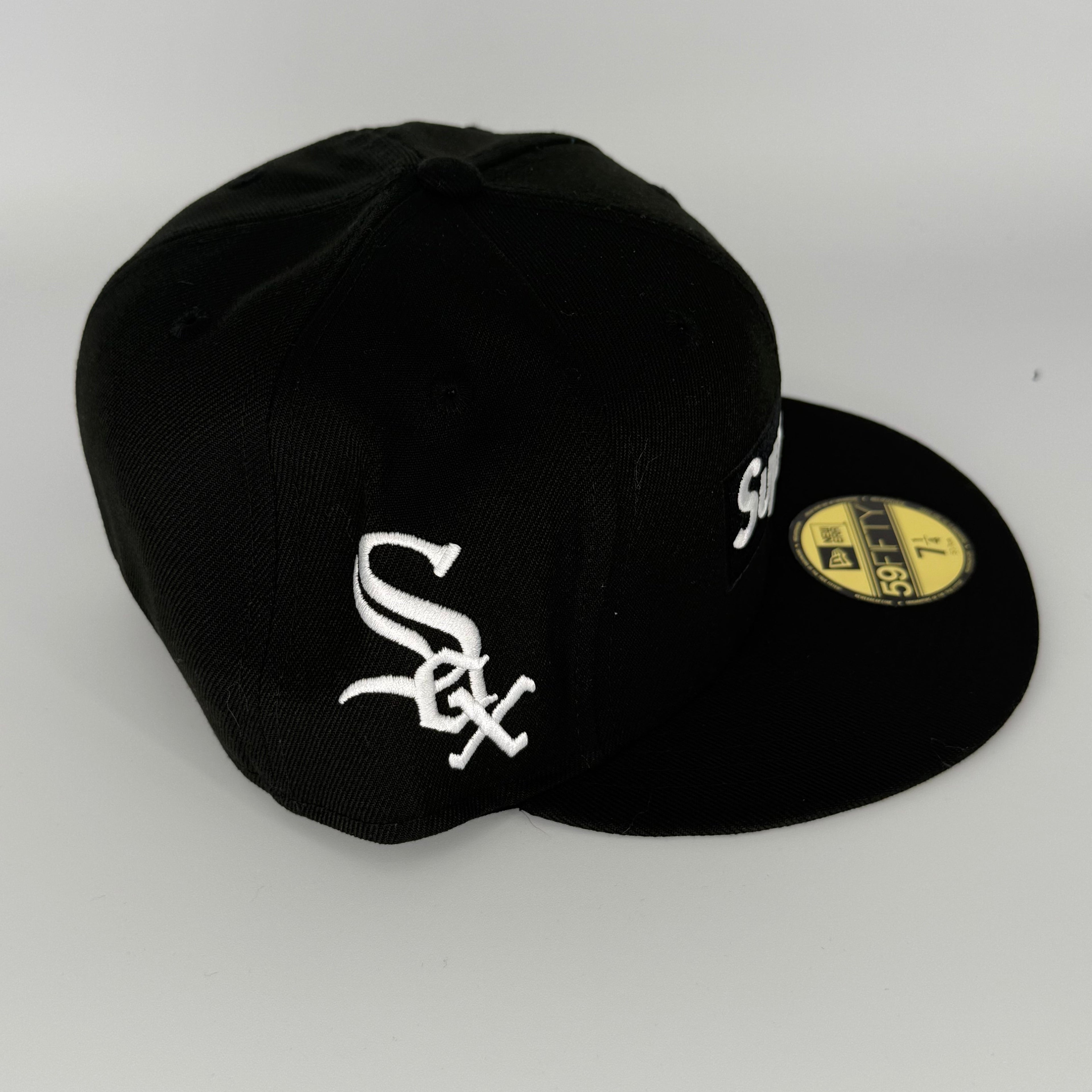 Supreme Black Chicago Chi White Sox New Era Fitted Hat Cap Hype MLB