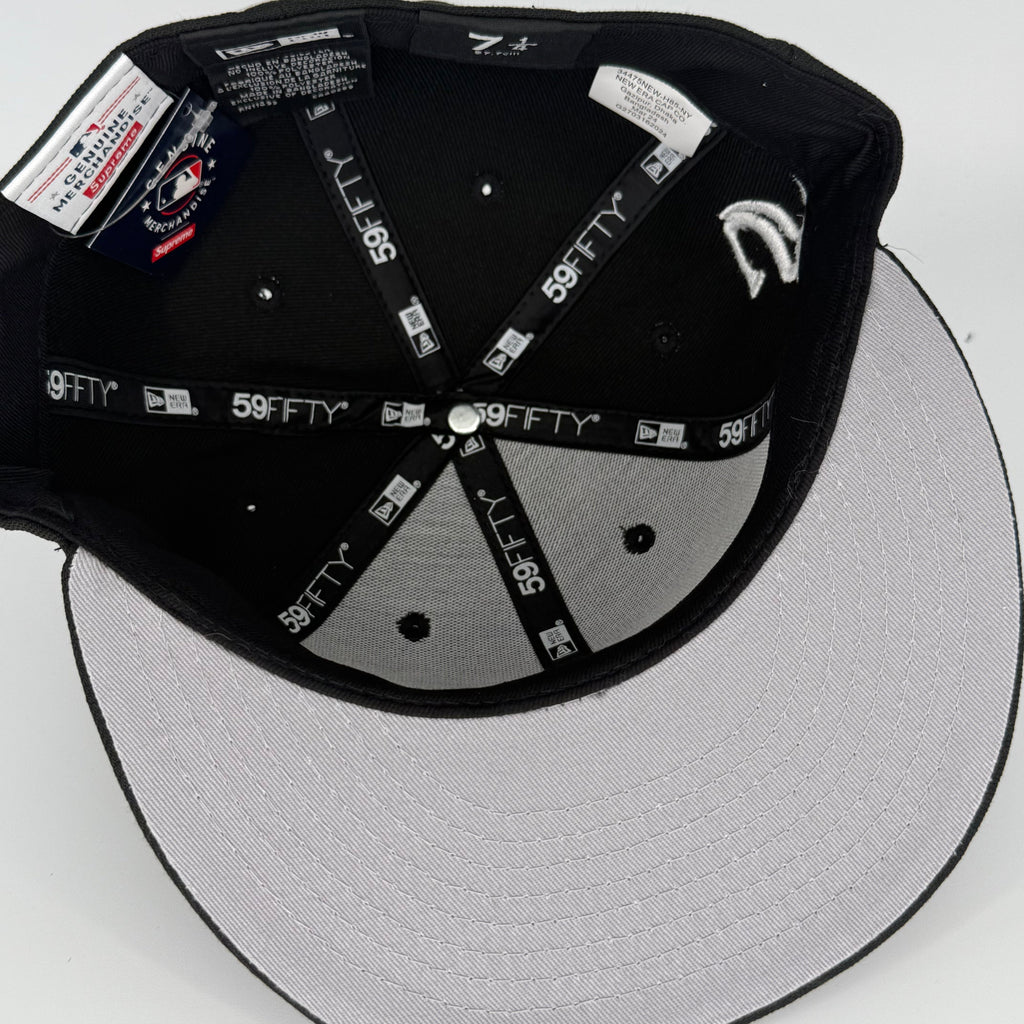 Supreme Black Chicago Chi White Sox New Era Fitted Hat Cap Hype MLB