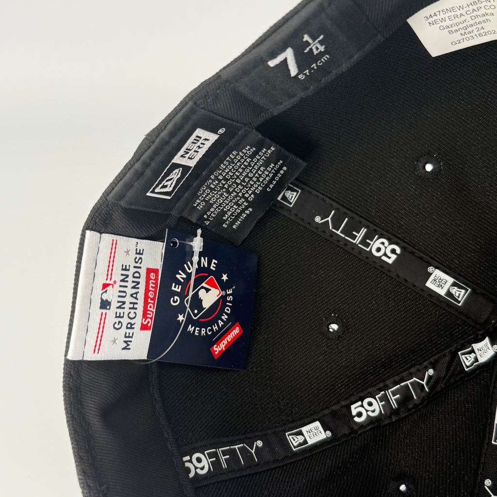 Supreme Black Chicago Chi White Sox New Era Fitted Hat Cap Hype MLB