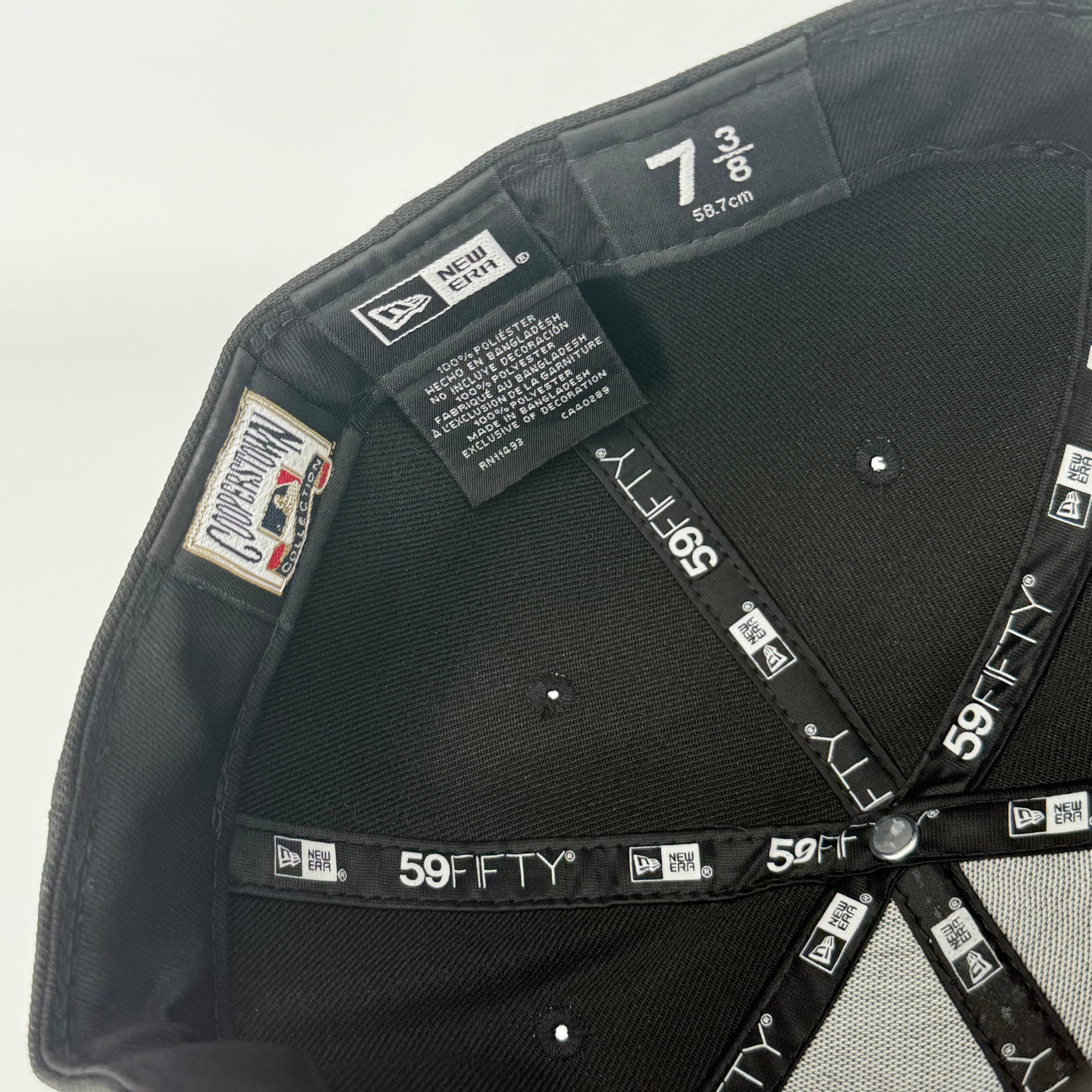 Black Red Anaheim Los Angeles Angels 2010 All Star Game New Era Fitted Hat Cap