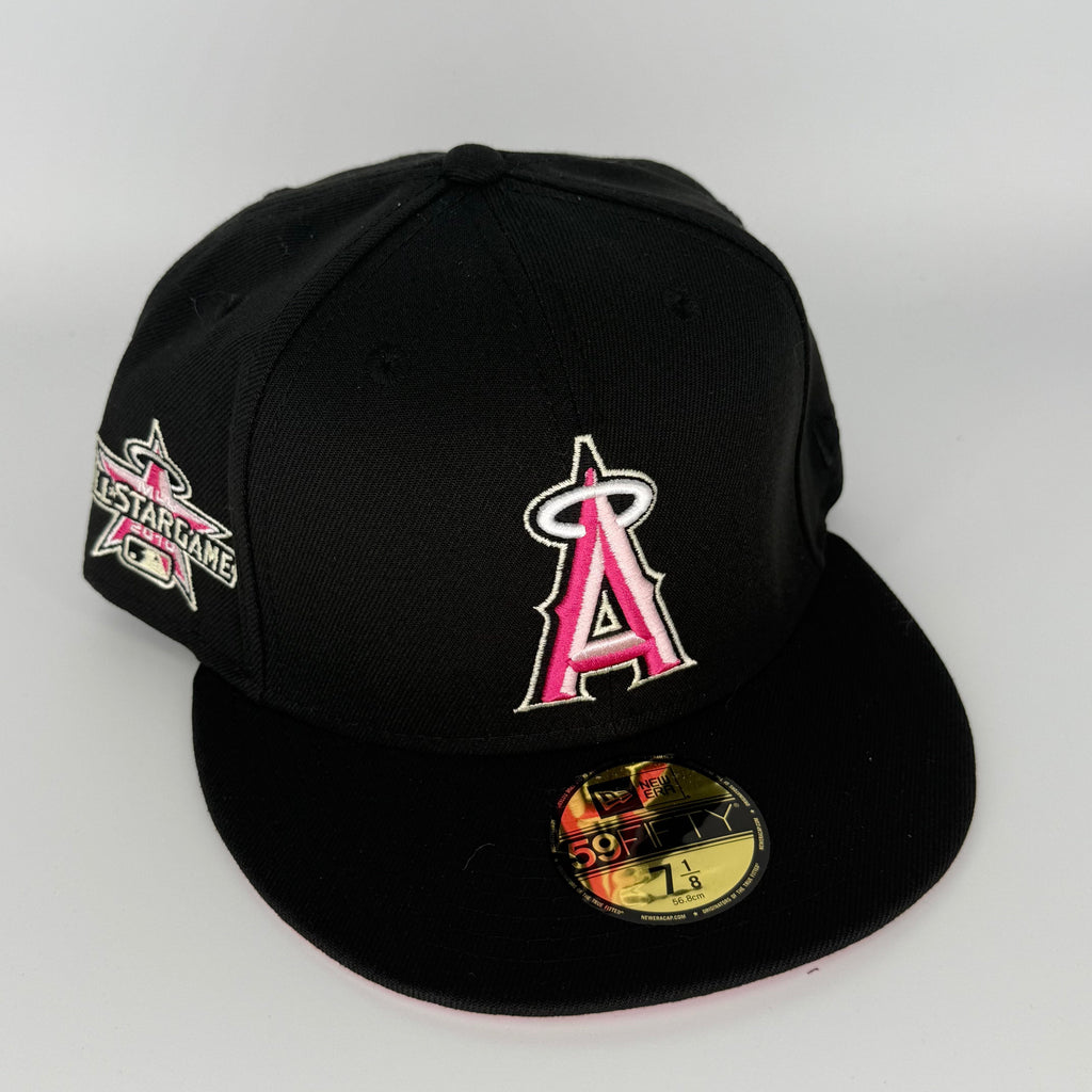 Black Pink Anaheim Los Angeles Angels 2010 All Star Game New Era Fitted Hat Cap