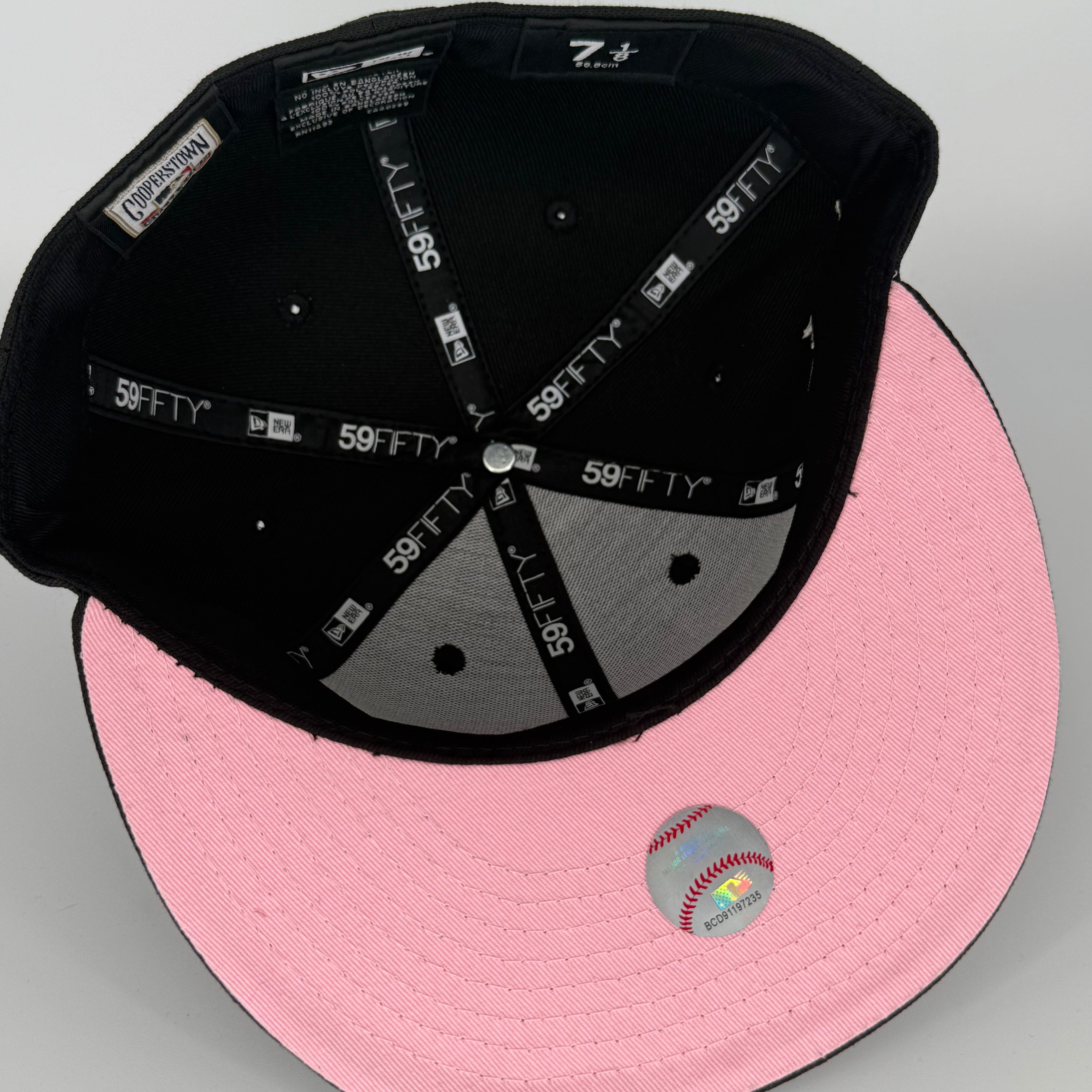 Black Pink Anaheim Los Angeles Angels 2010 All Star Game New Era Fitted Hat Cap