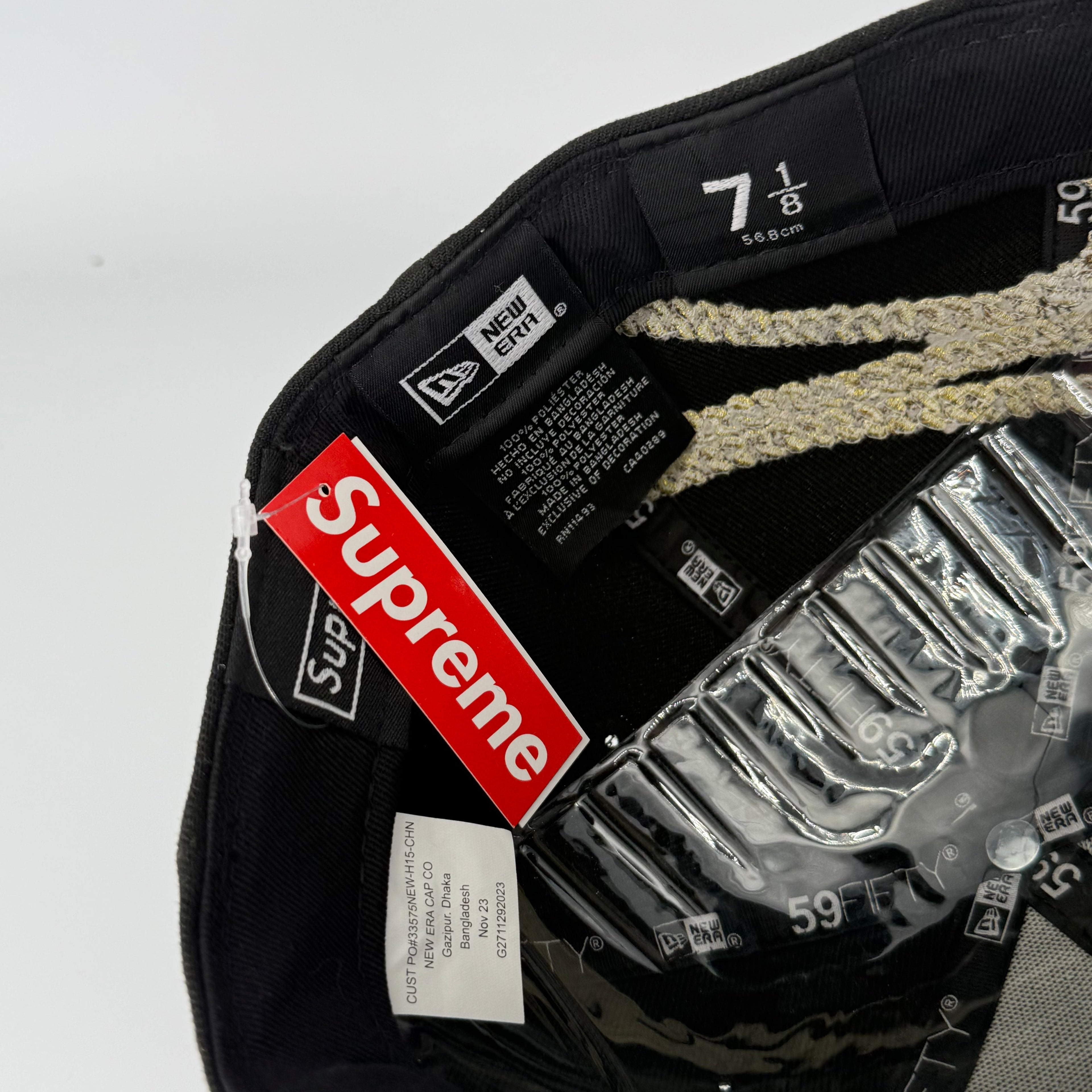 Supreme "S" Jesus Piece x New Era Fitted Hat Cap Hype Streetwear World Famous NYC Authentic - view 7