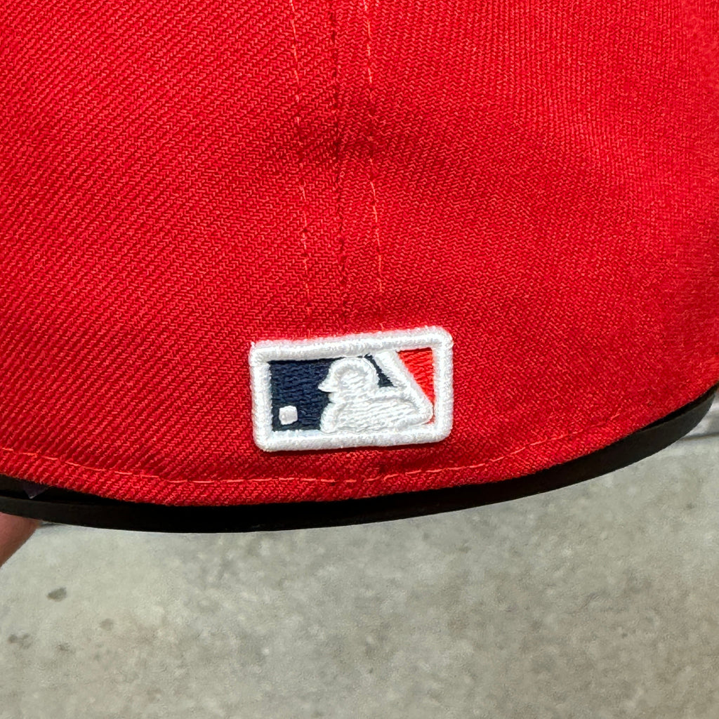 Atlanta Braves Supreme Red New Era Fitted Hat