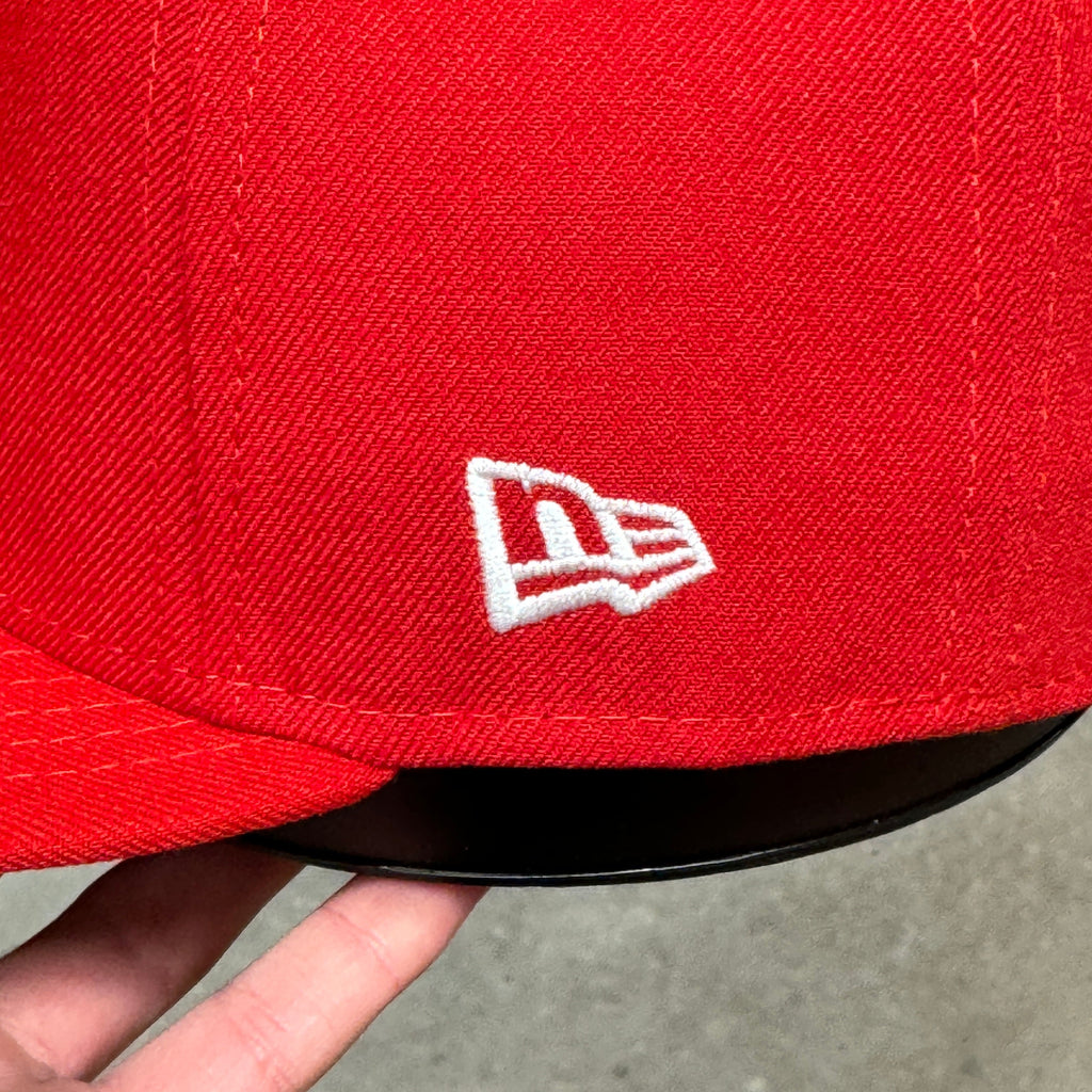 Atlanta Braves Supreme Red New Era Fitted Hat