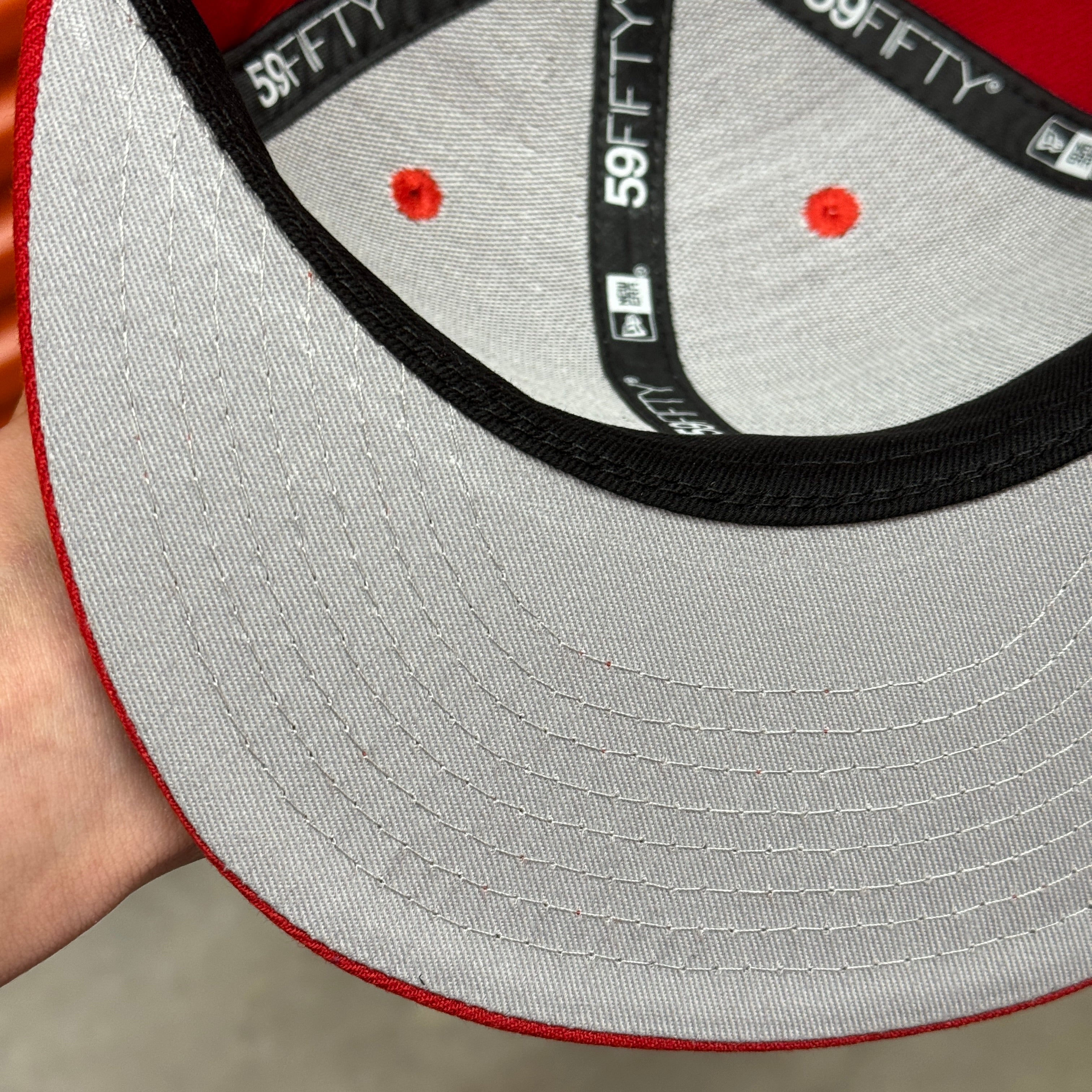 Atlanta Braves Supreme Red New Era Fitted Hat