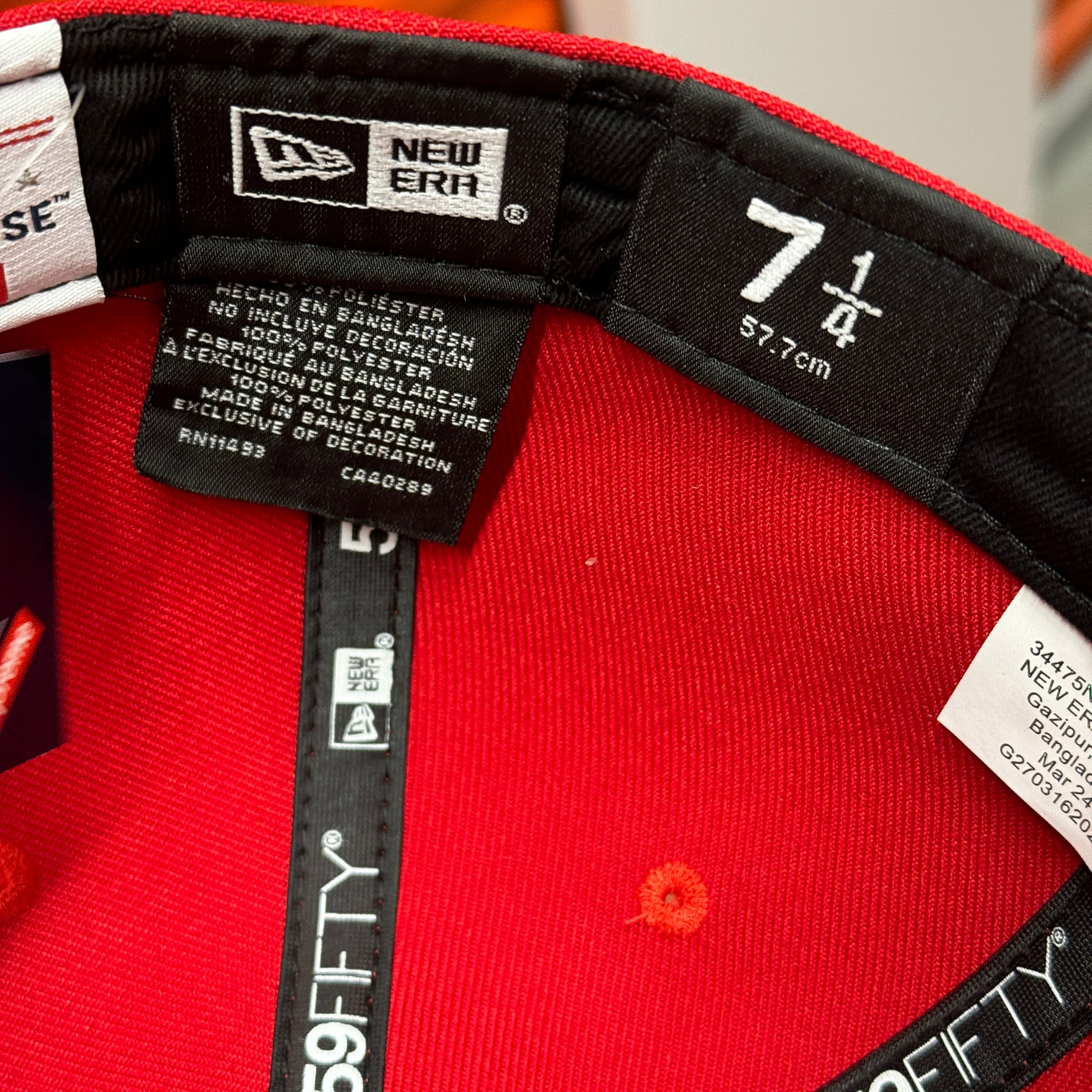 Atlanta Braves Supreme Red New Era Fitted Hat