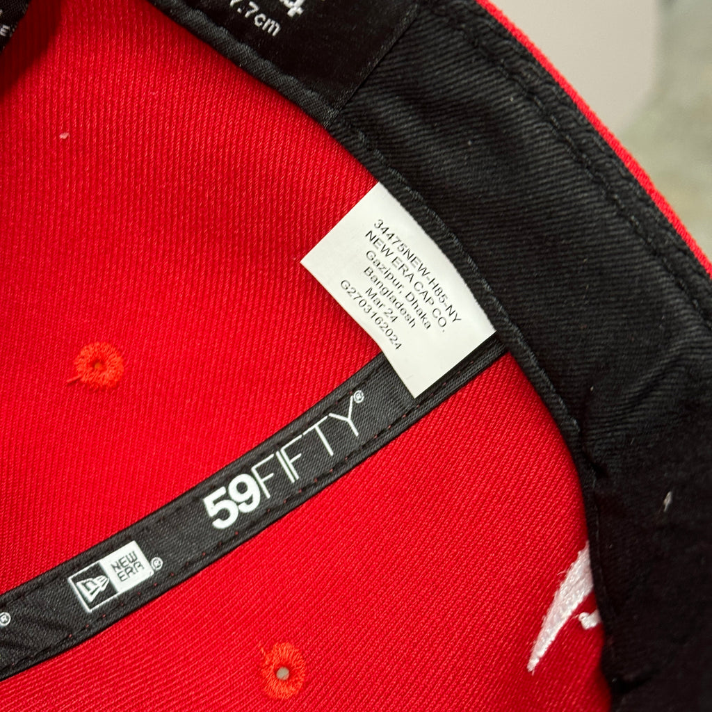 Atlanta Braves Supreme Red New Era Fitted Hat