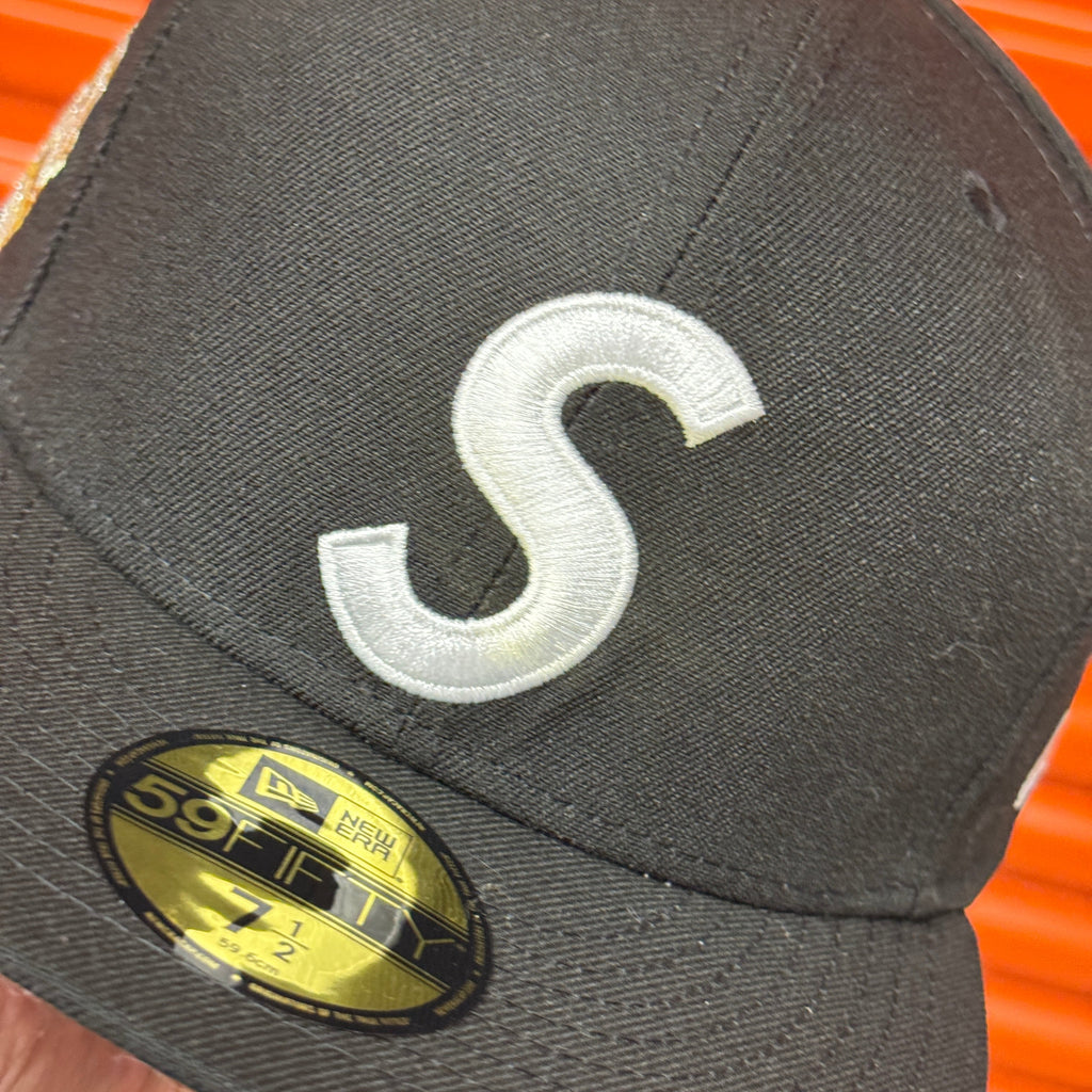 Supreme "S" Jesus Piece x New Era Fitted Hat Cap Hype Streetwear World Famous NYC Authentic - view 9