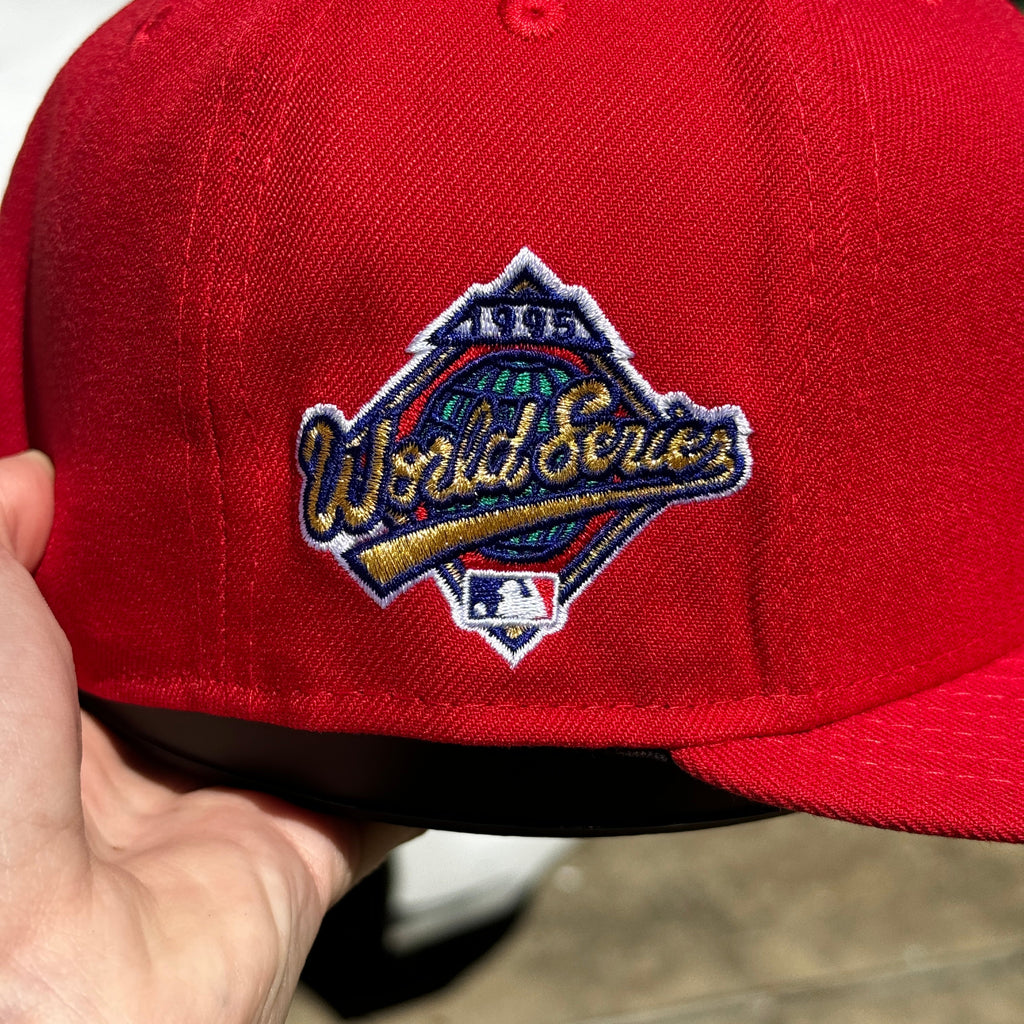Cleveland Indians Swinging Wahoo 1995 World Series New Era Fitted Hat