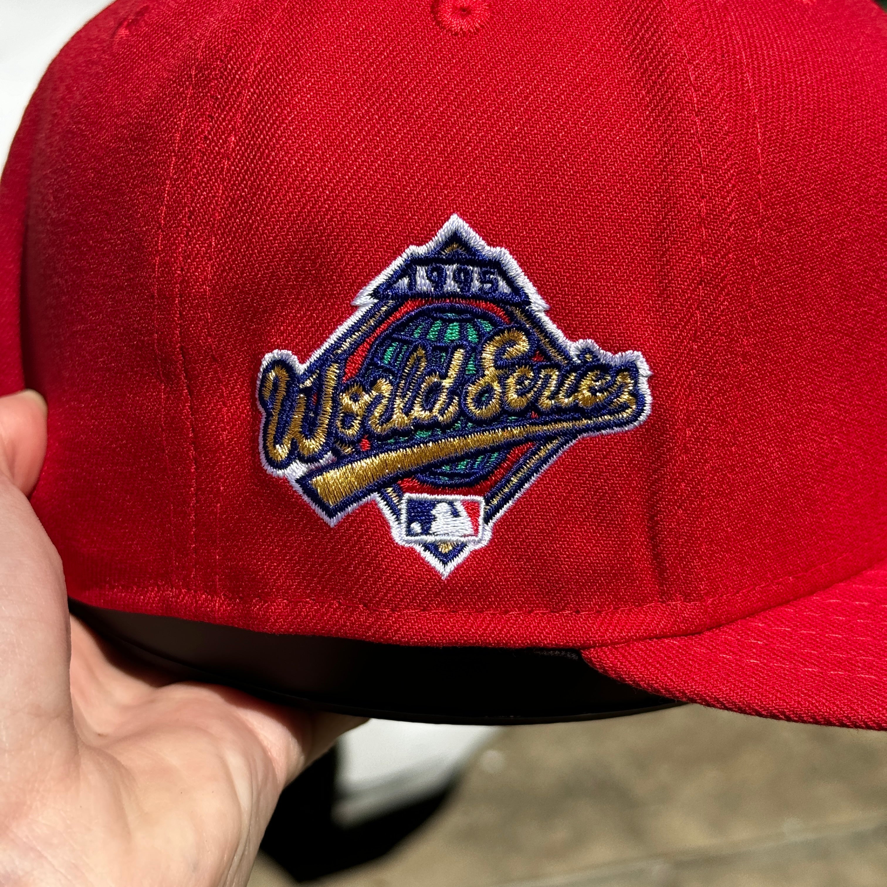 Cleveland Indians Swinging Wahoo 1995 World Series New Era Fitted Hat