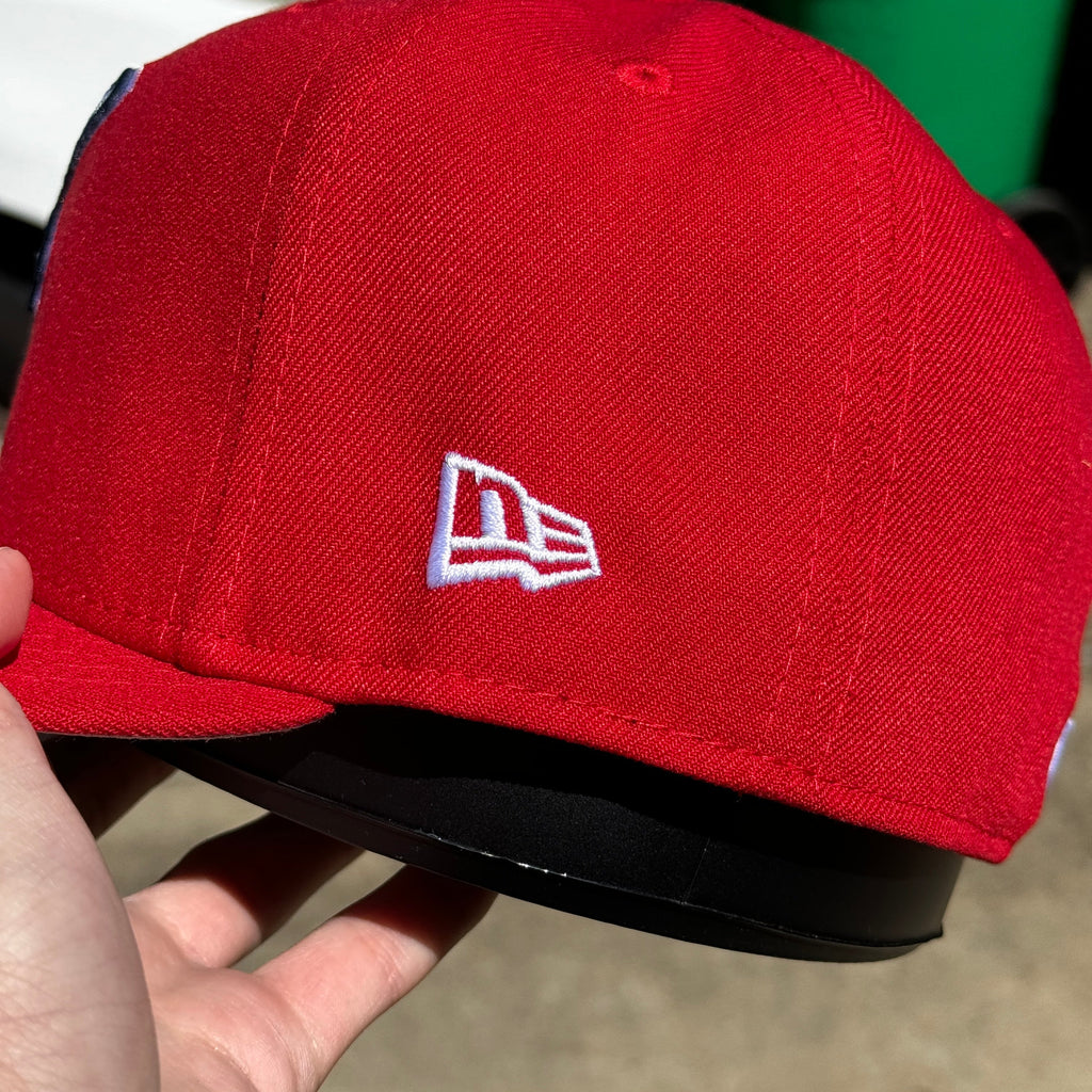 Cleveland Indians Swinging Wahoo 1995 World Series New Era Fitted Hat