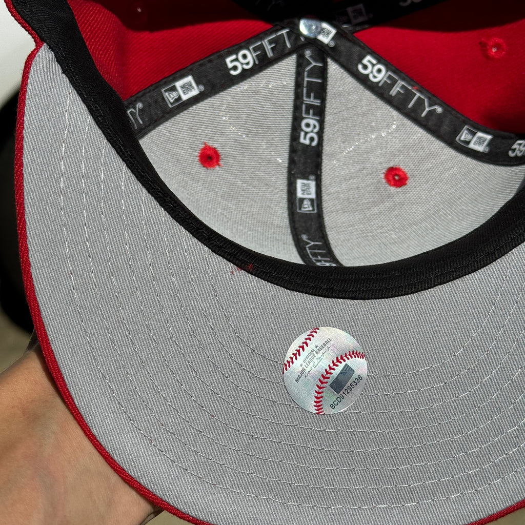 Cleveland Indians Swinging Wahoo 1995 World Series New Era Fitted Hat