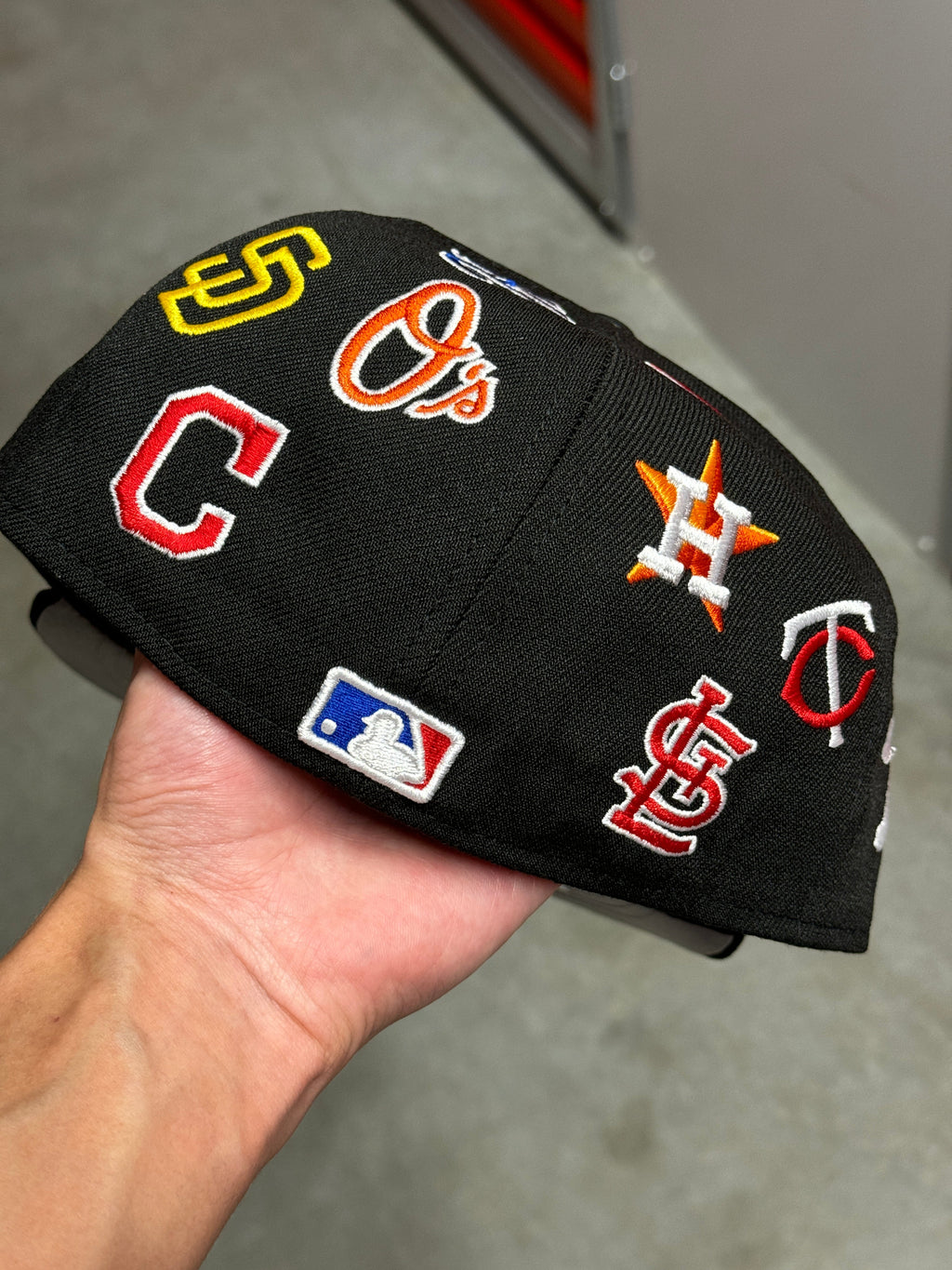 New Era 59FIFTY MLB All-Over Logo Fitted Hat