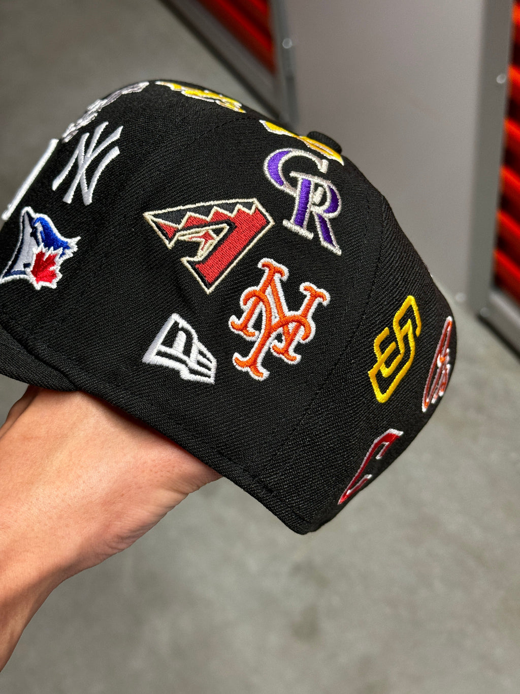 New Era 59FIFTY MLB All-Over Logo Fitted Hat