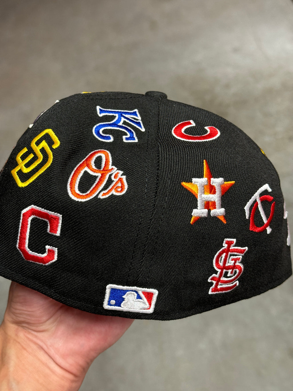 New Era 59FIFTY MLB All-Over Logo Fitted Hat