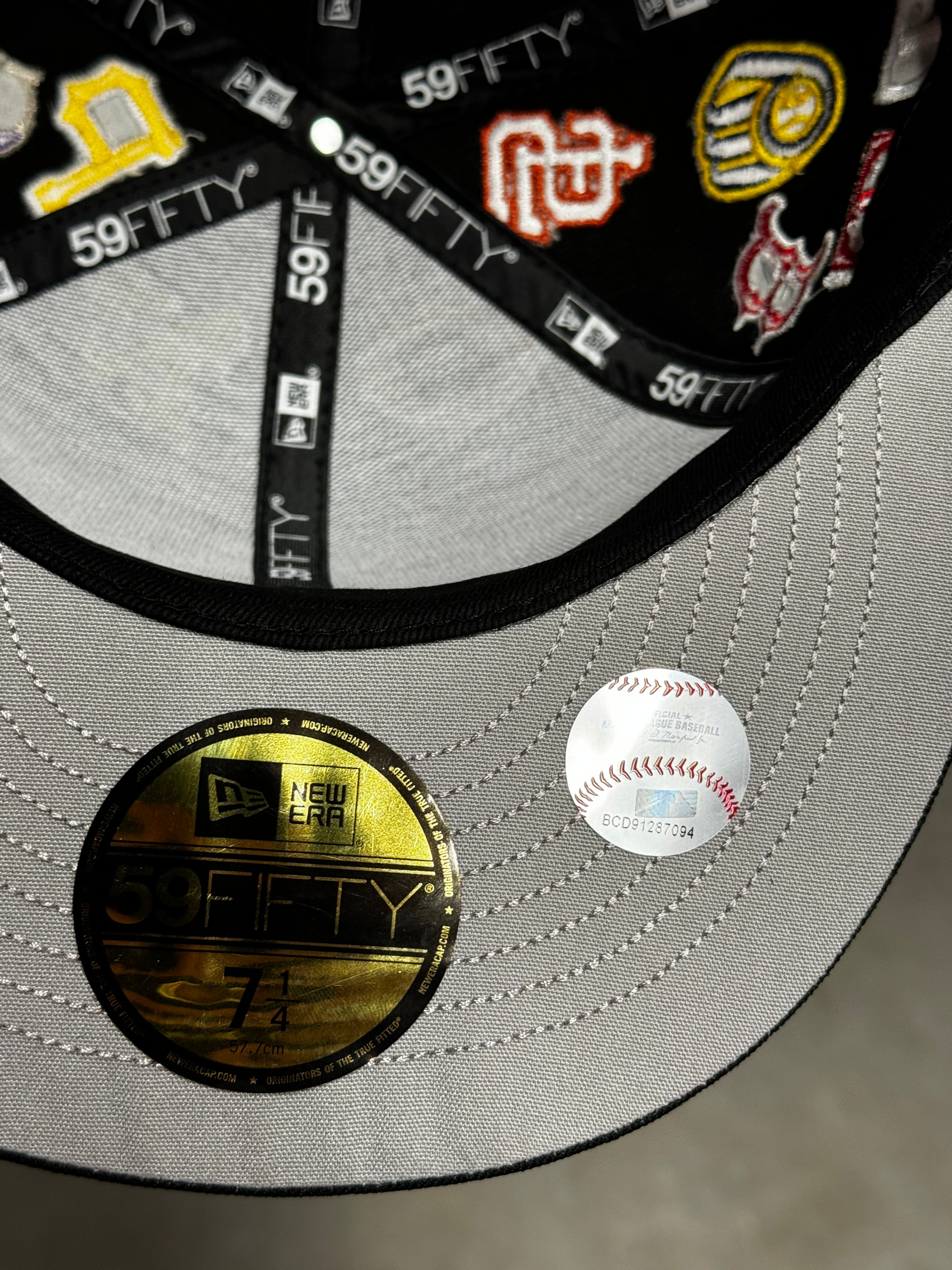 New Era 59FIFTY MLB All-Over Logo Fitted Hat