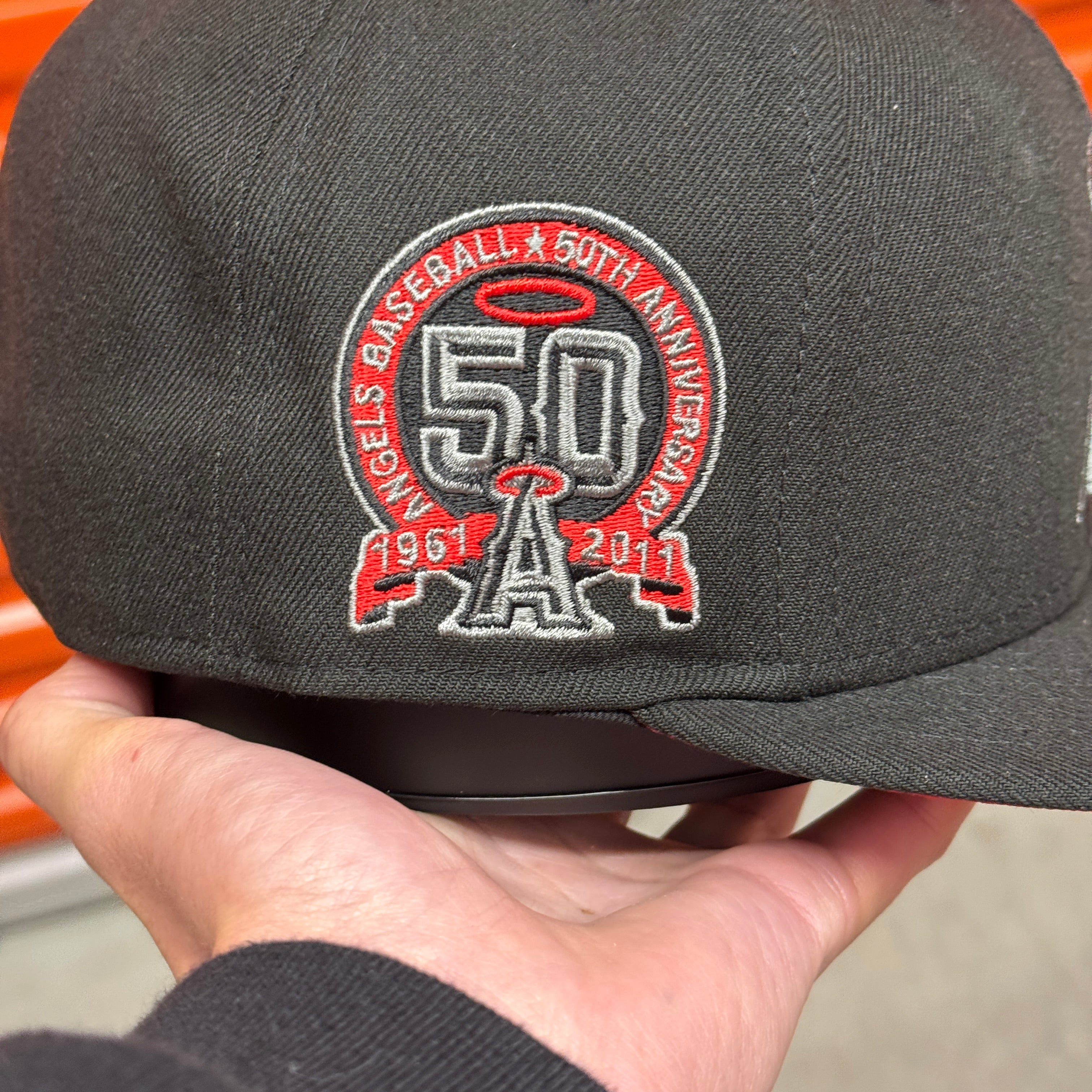 Angels 50th Anniversary New Era Fitted Hat