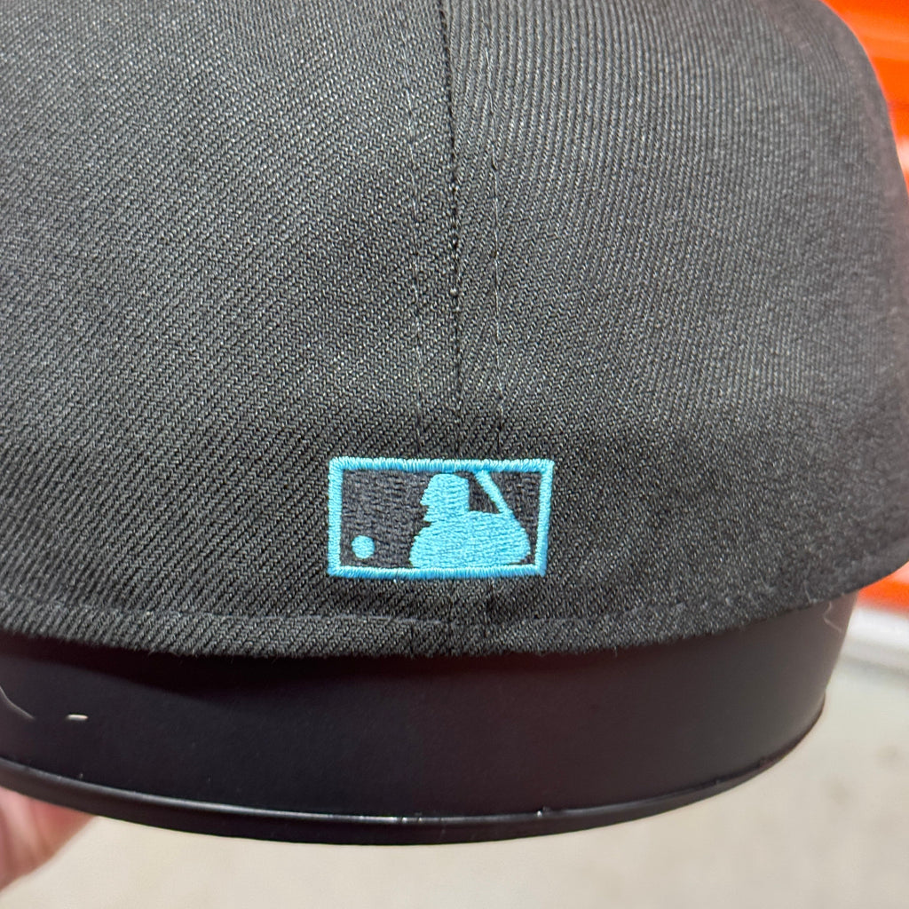 Black Blue Anaheim Los Angeles Angels 2010 All Star Game New Era Fitted Hat Cap