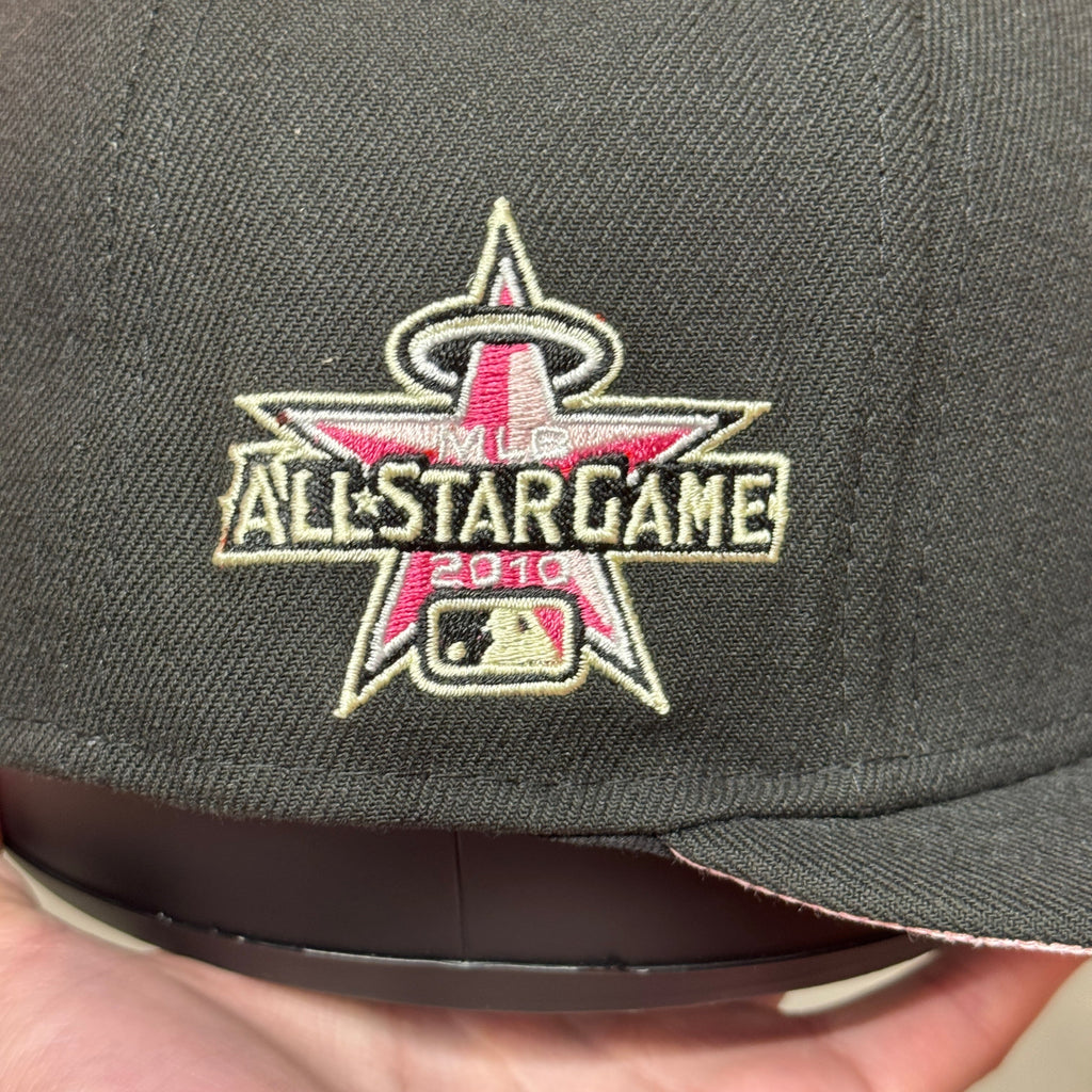Black Pink Anaheim Los Angeles Angels 2010 All Star Game New Era Fitted Hat Cap