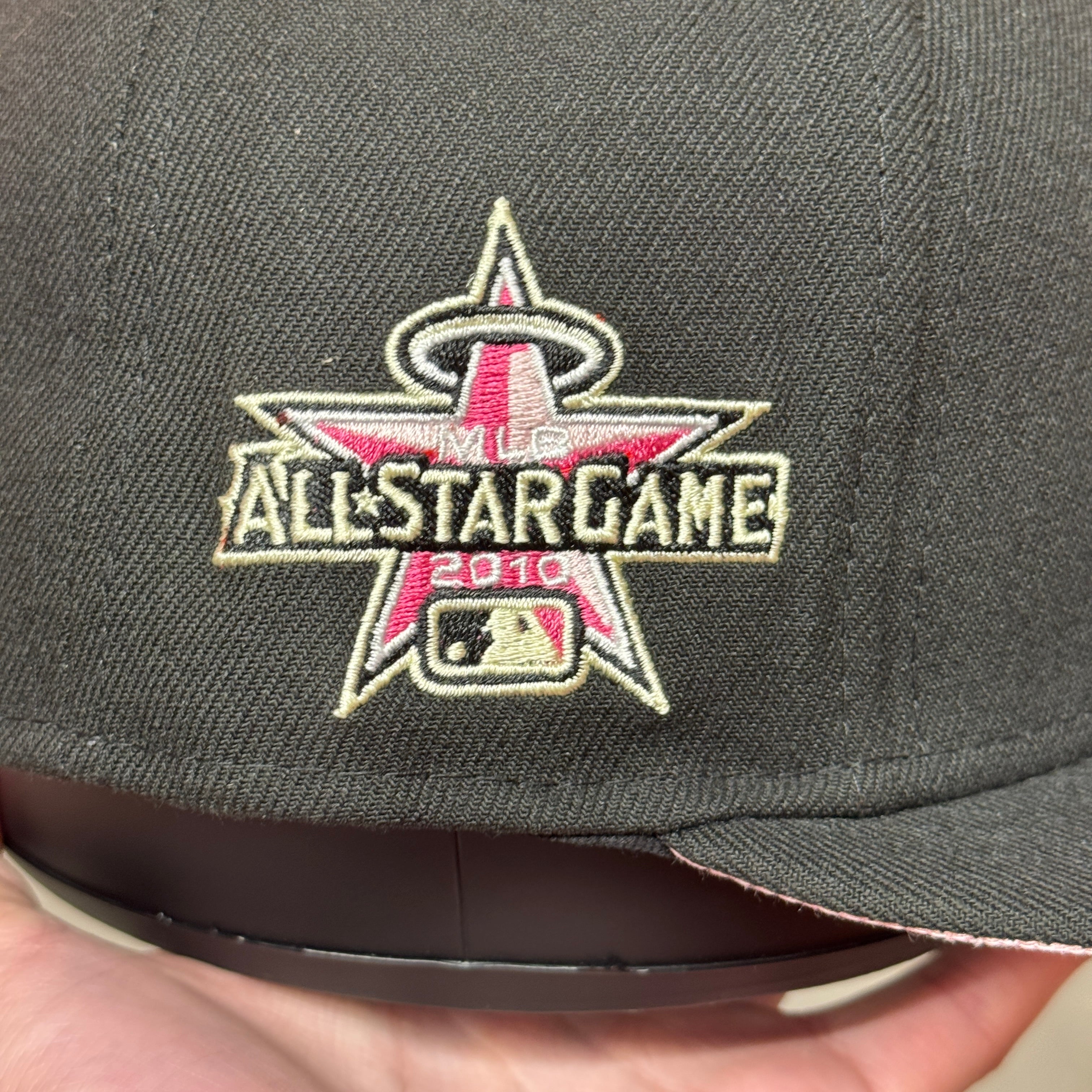 Black Pink Anaheim Los Angeles Angels 2010 All Star Game New Era Fitted Hat Cap