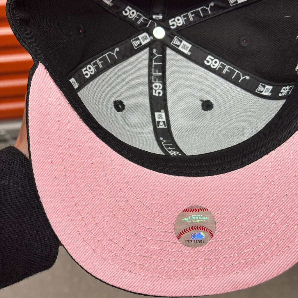 Black Pink Anaheim Los Angeles Angels 2010 All Star Game New Era Fitted Hat Cap