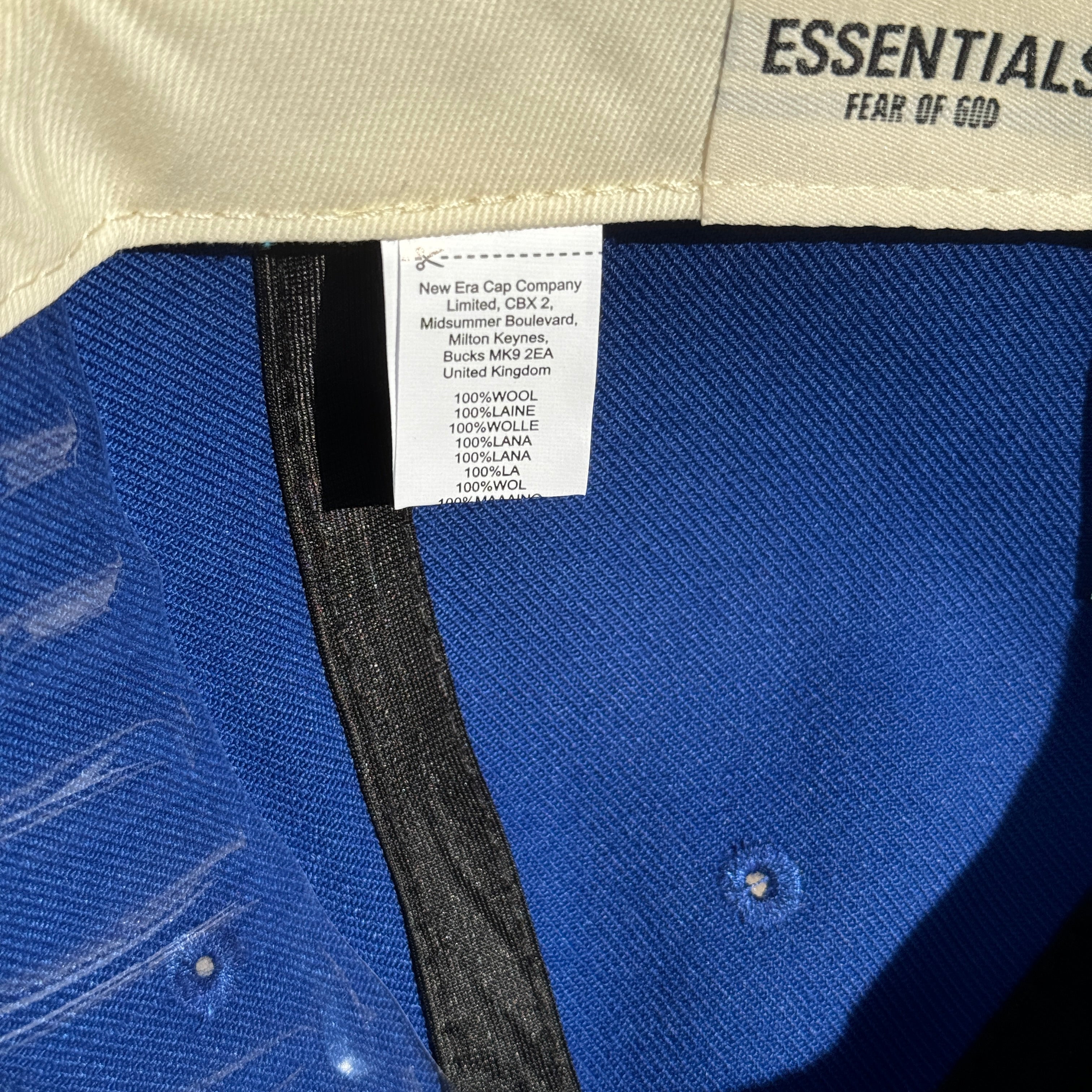 Dodgers 2020 FOG Essentials World Series New Era Fitted Hat