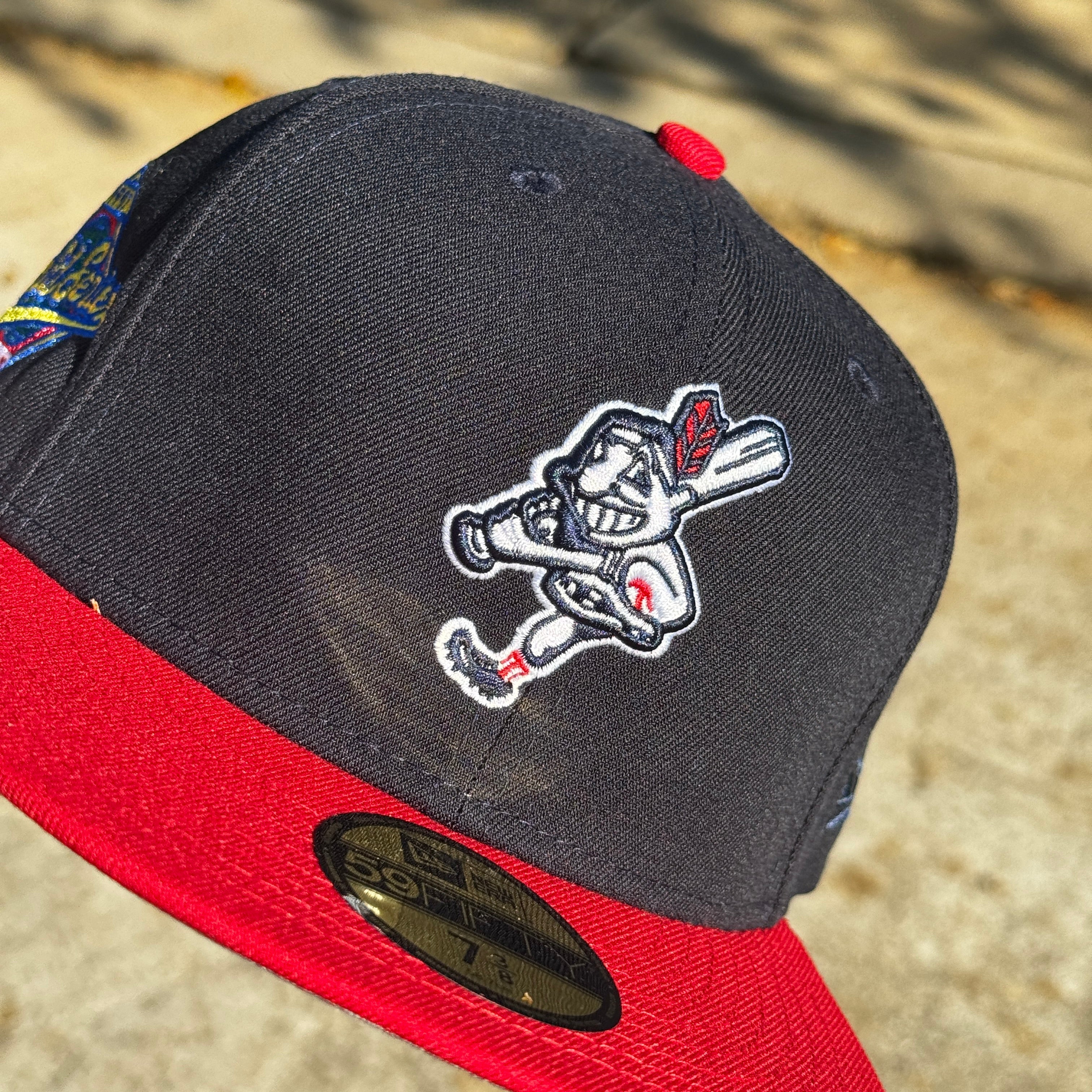 Cleveland Indians Swinging Wahoo 1995 World Series New Era Fitted Hat