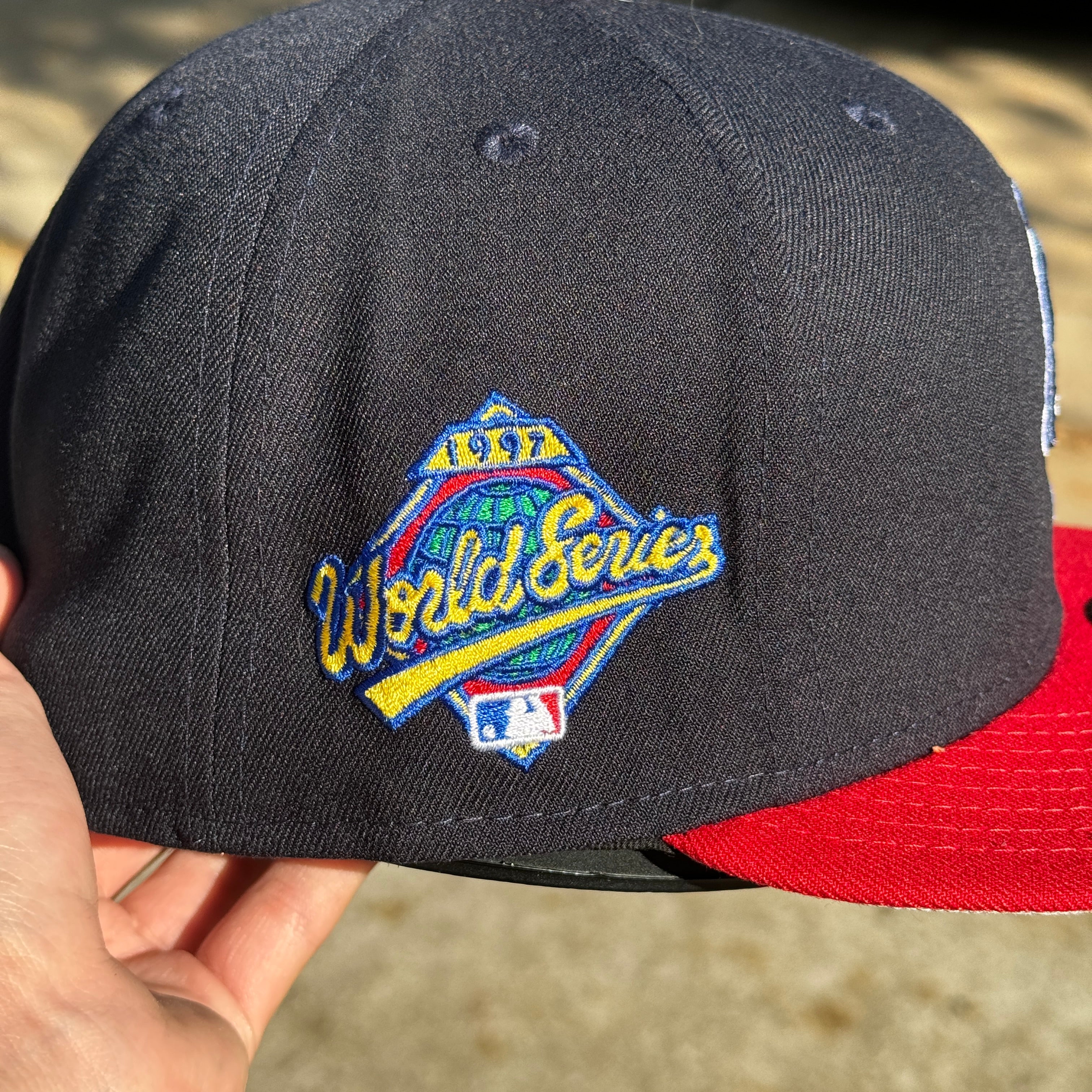 Cleveland Indians Swinging Wahoo 1995 World Series New Era Fitted Hat