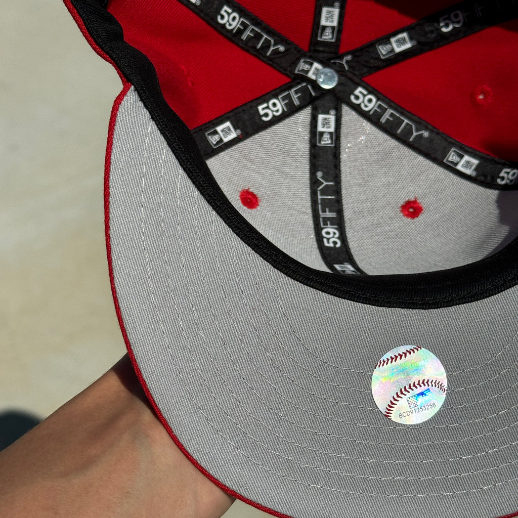 Red Chief Wahoo Banned Cleveland Indians Guardians 1995 World Series Rare Fitted Banned