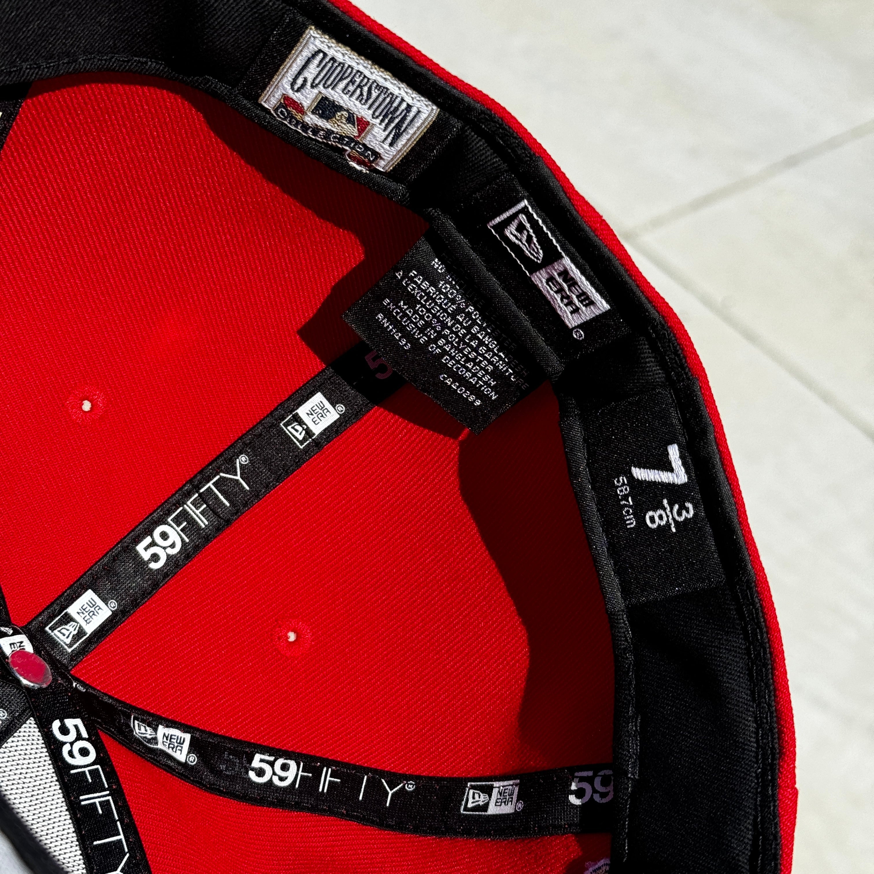 Red Chief Wahoo Banned Cleveland Indians Guardians 1995 World Series Rare Fitted Banned