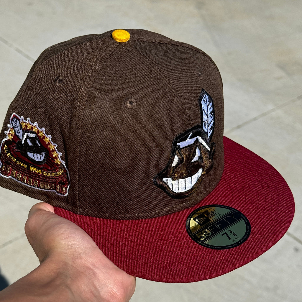 Cleveland Indians Chief Wahoo 1954 All-Star New Era Fitted Hat