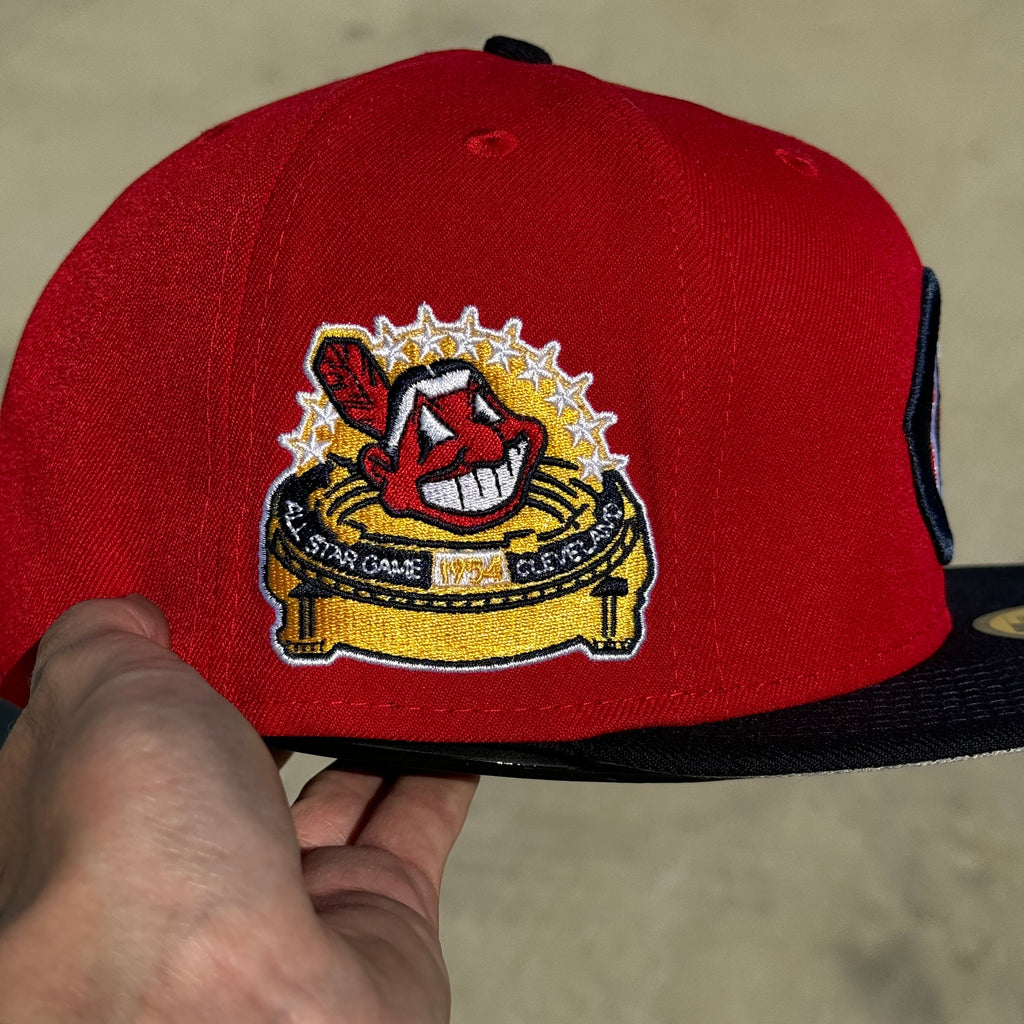 Cleveland Indians Chief Wahoo 1954 All-Star New Era Fitted Hat
