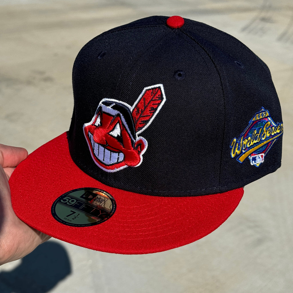 Cleveland Indians Chief Wahoo 1997 World Series New Era Fitted Hat