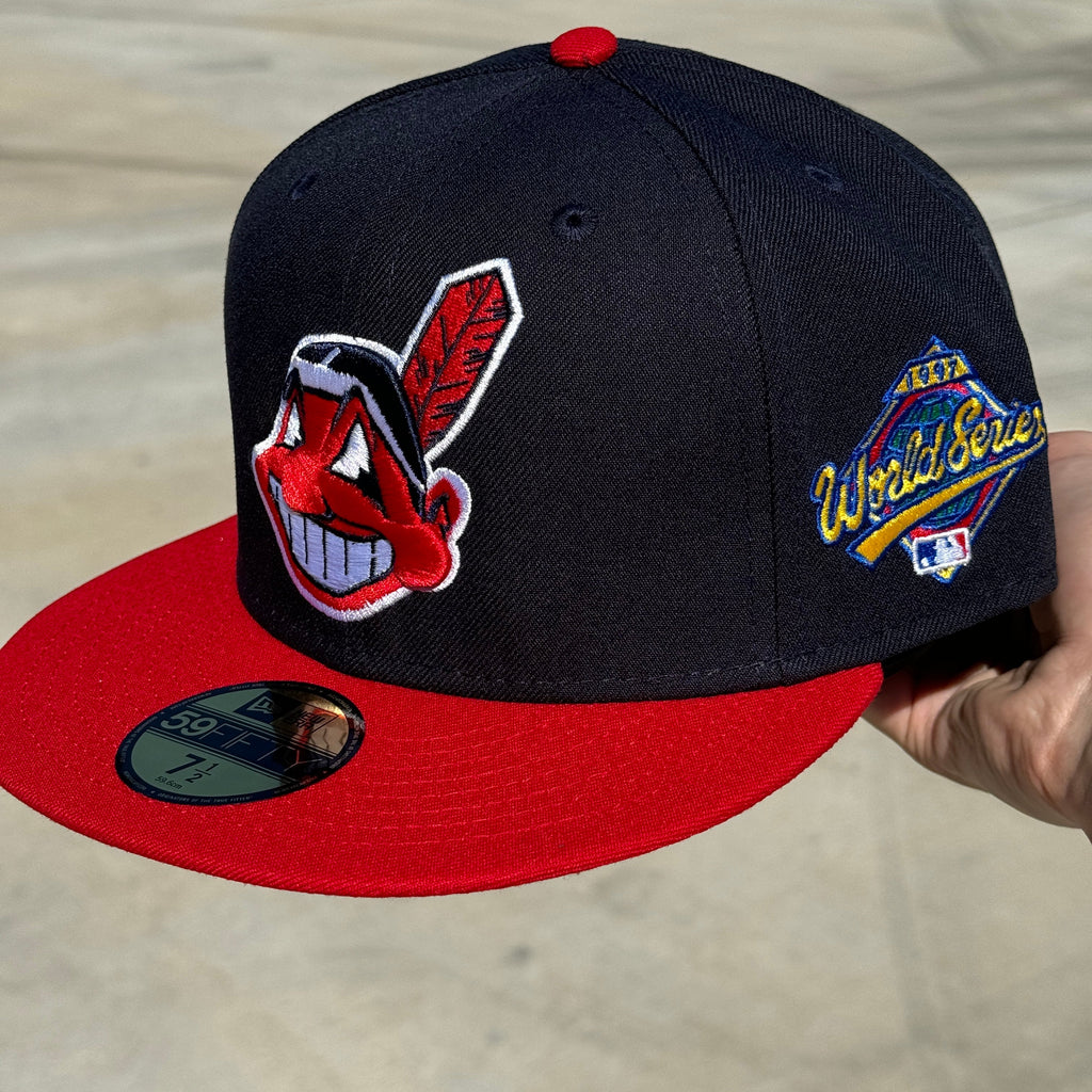 Cleveland Indians Chief Wahoo 1997 World Series New Era Fitted Hat