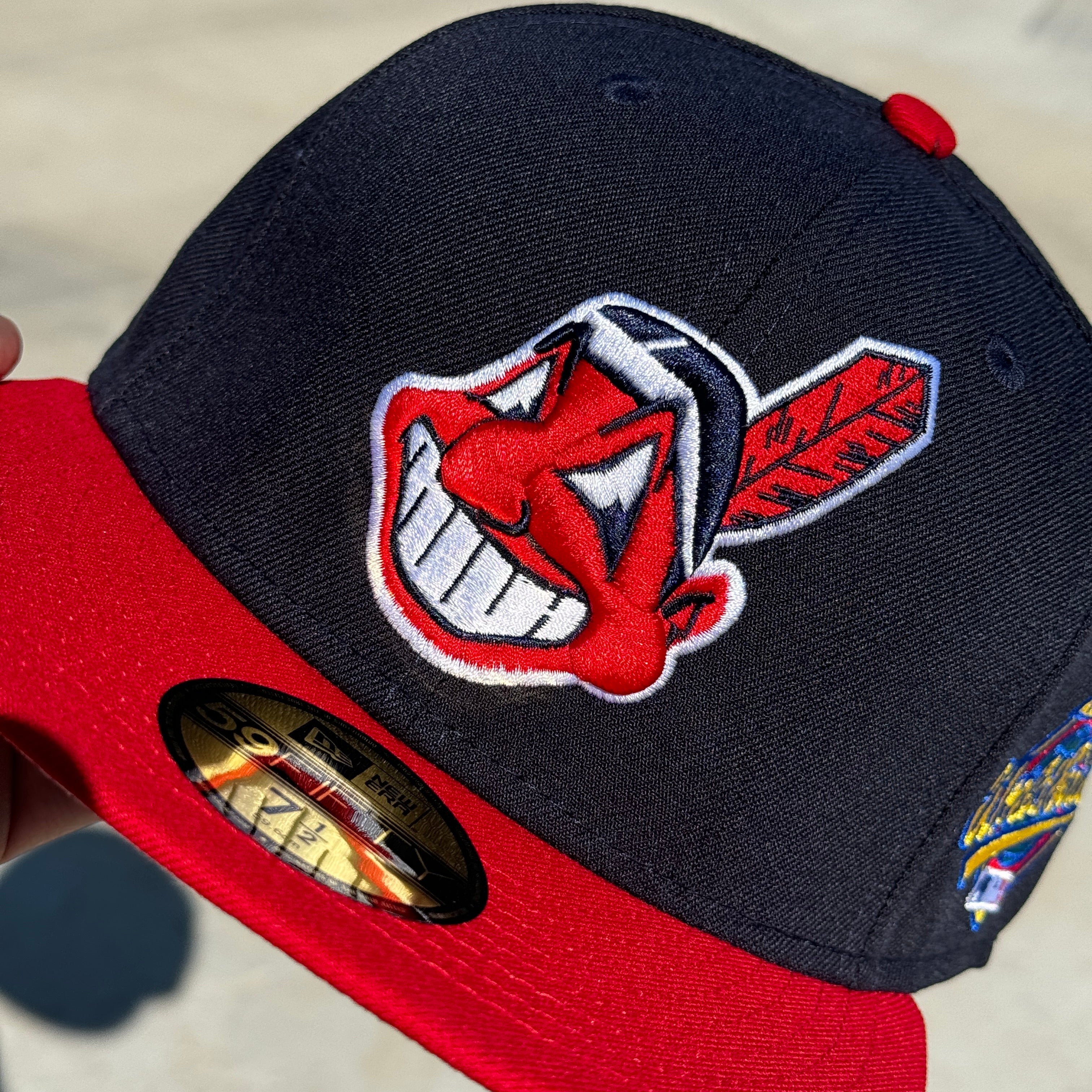 Cleveland Indians Chief Wahoo 1997 World Series New Era Fitted Hat
