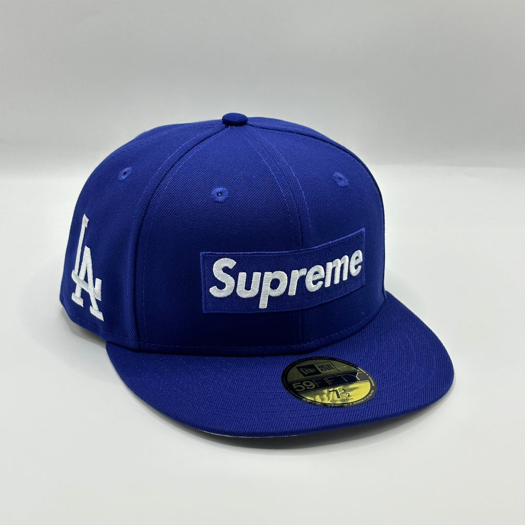 Supreme Los Angeles Dodgers Blue New Era Fitted Hat