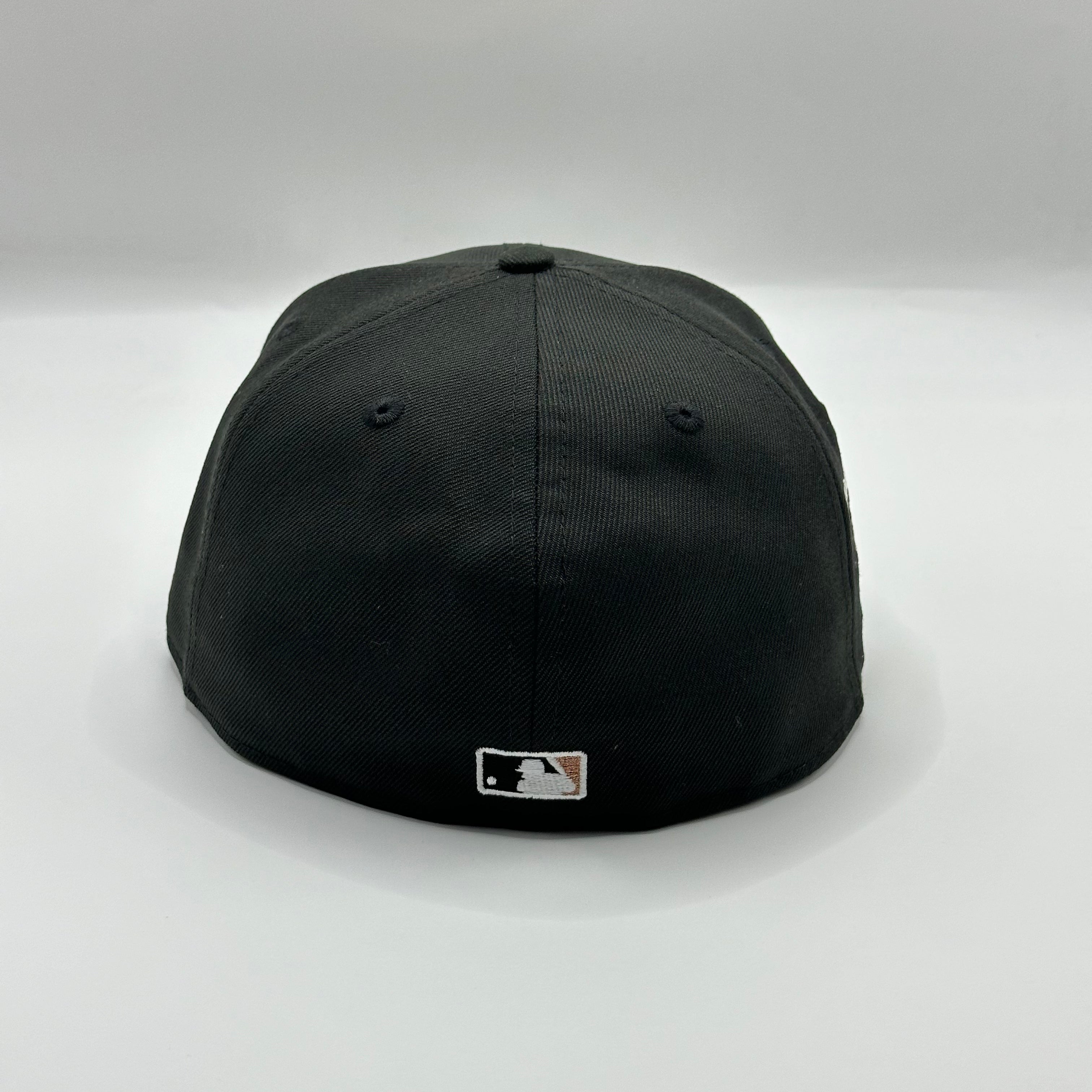 Black New York Yankees Cow Print 75th Anniversary New Era Fitted Hat