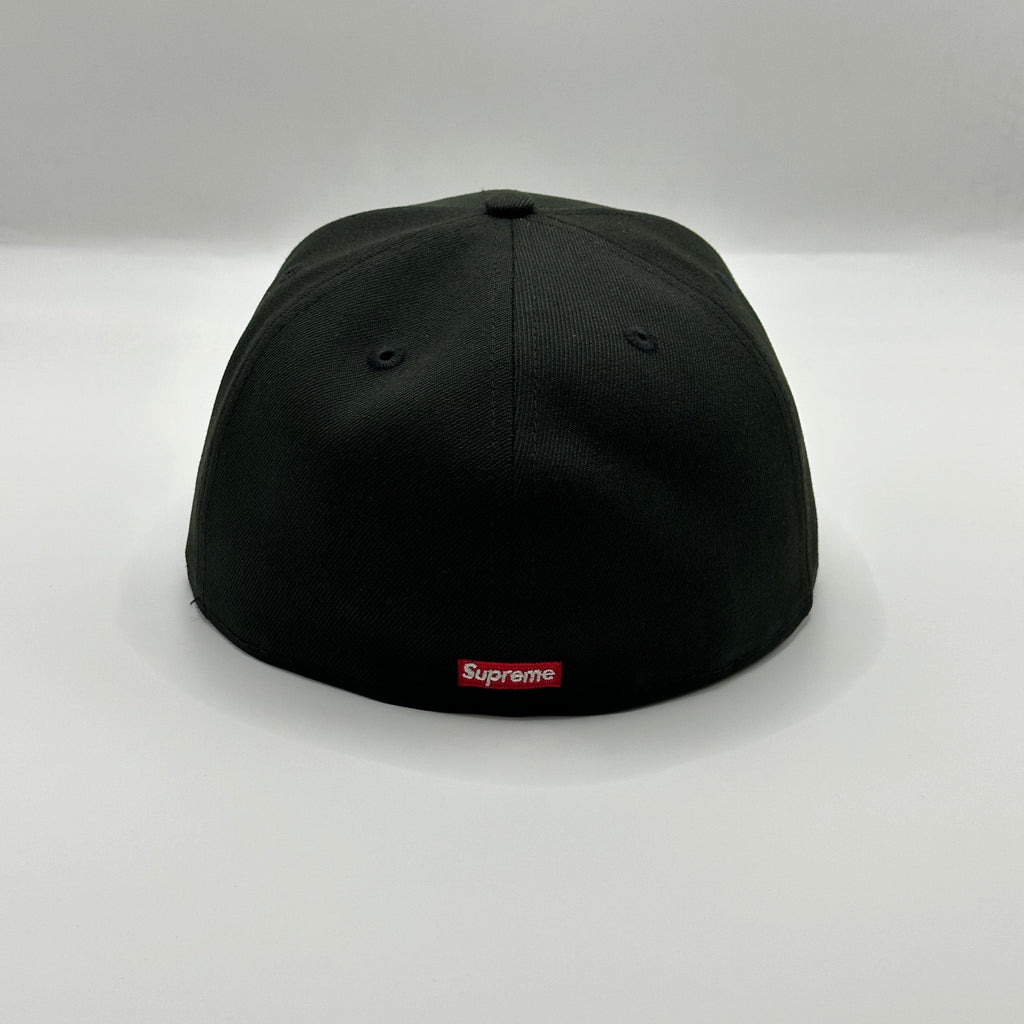 Black Supreme S Logo Frosty Snow Winter New Era Hat Cap (20FW) - view 4