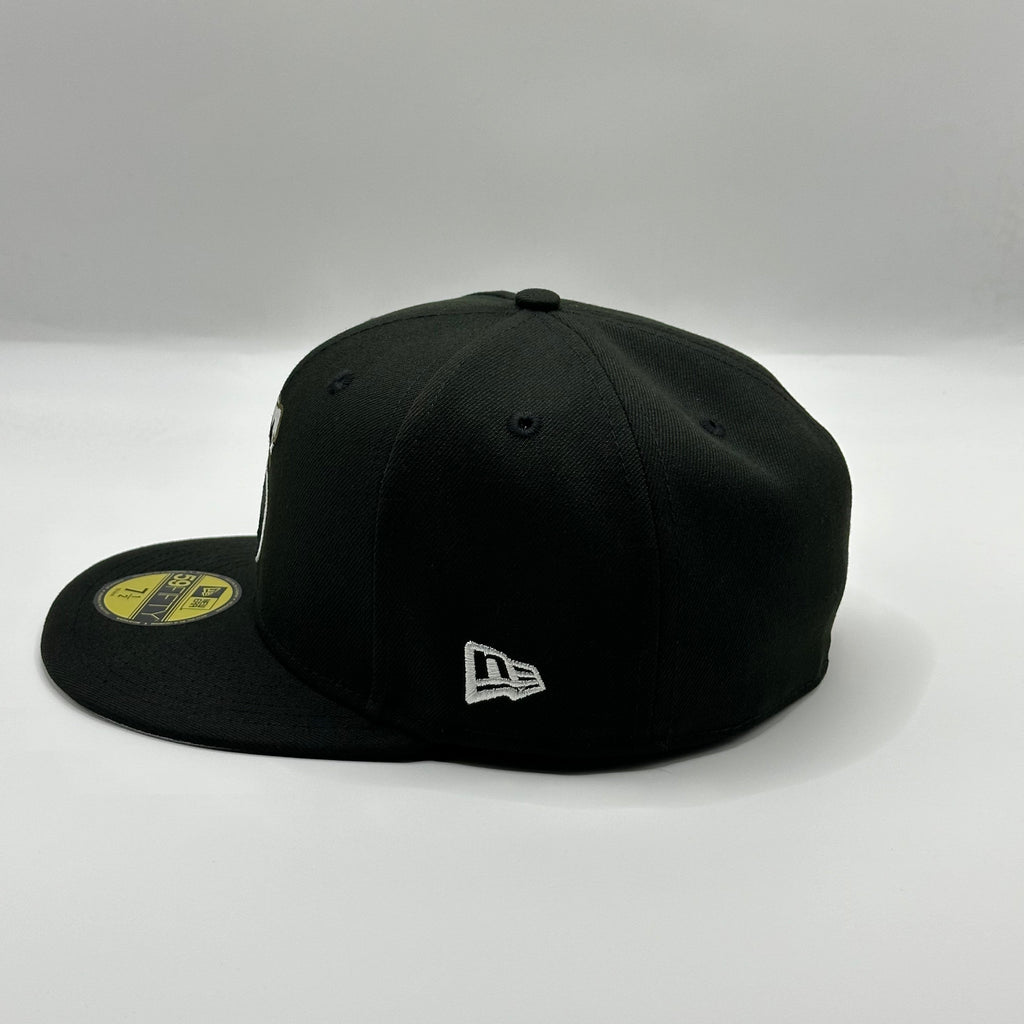 Black Supreme S Logo Frosty Snow Winter New Era Hat Cap (20FW) - view 3