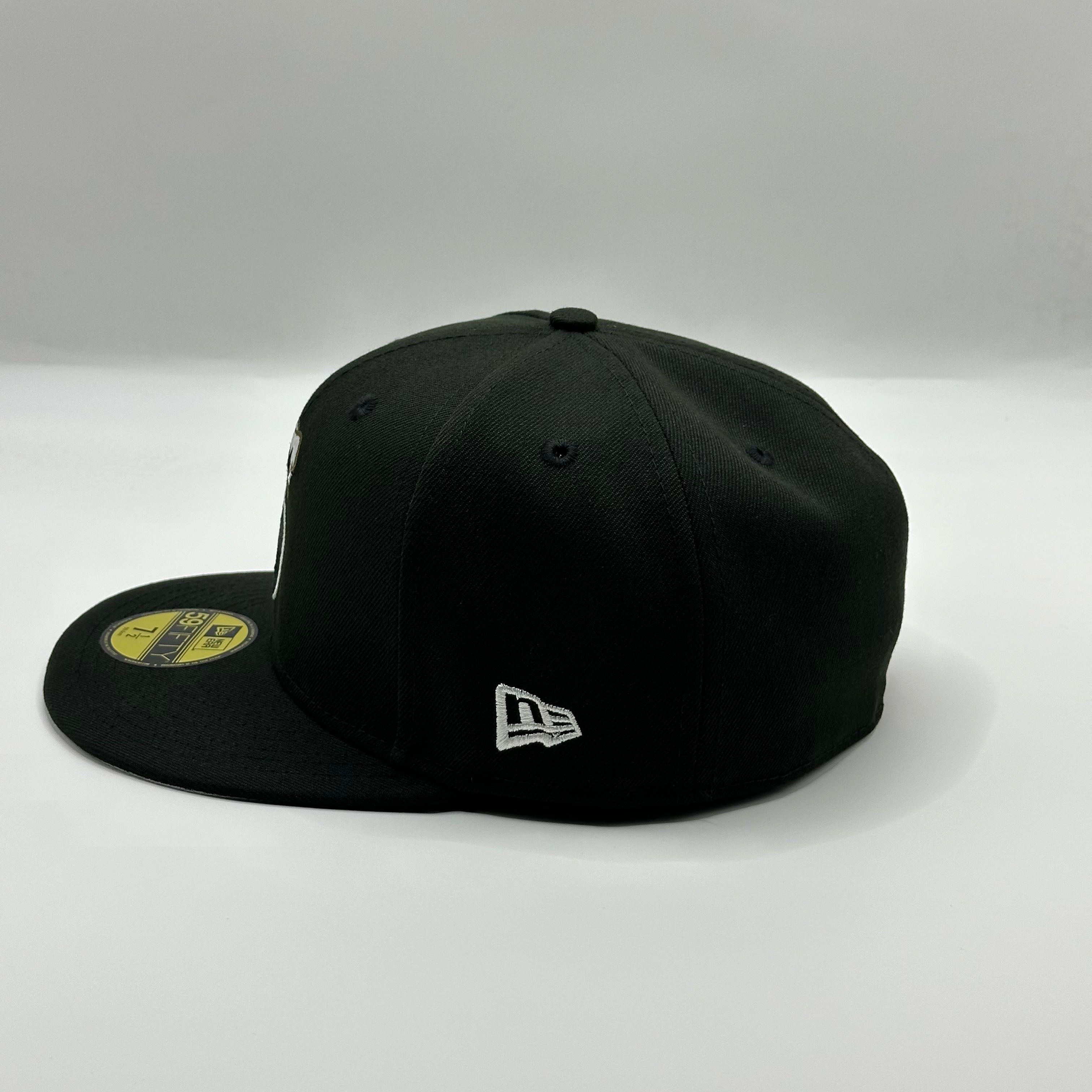 Black Supreme S Logo Frosty Snow Winter New Era Hat Cap (20FW)