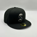 Black Supreme S Logo Frosty Snow Winter New Era Hat Cap (20FW)