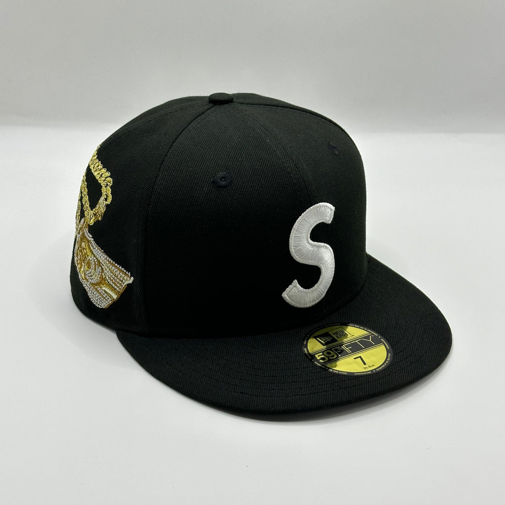 Supreme "S" Jesus Piece x New Era Fitted Hat Cap Hype Streetwear World Famous NYC Authentic