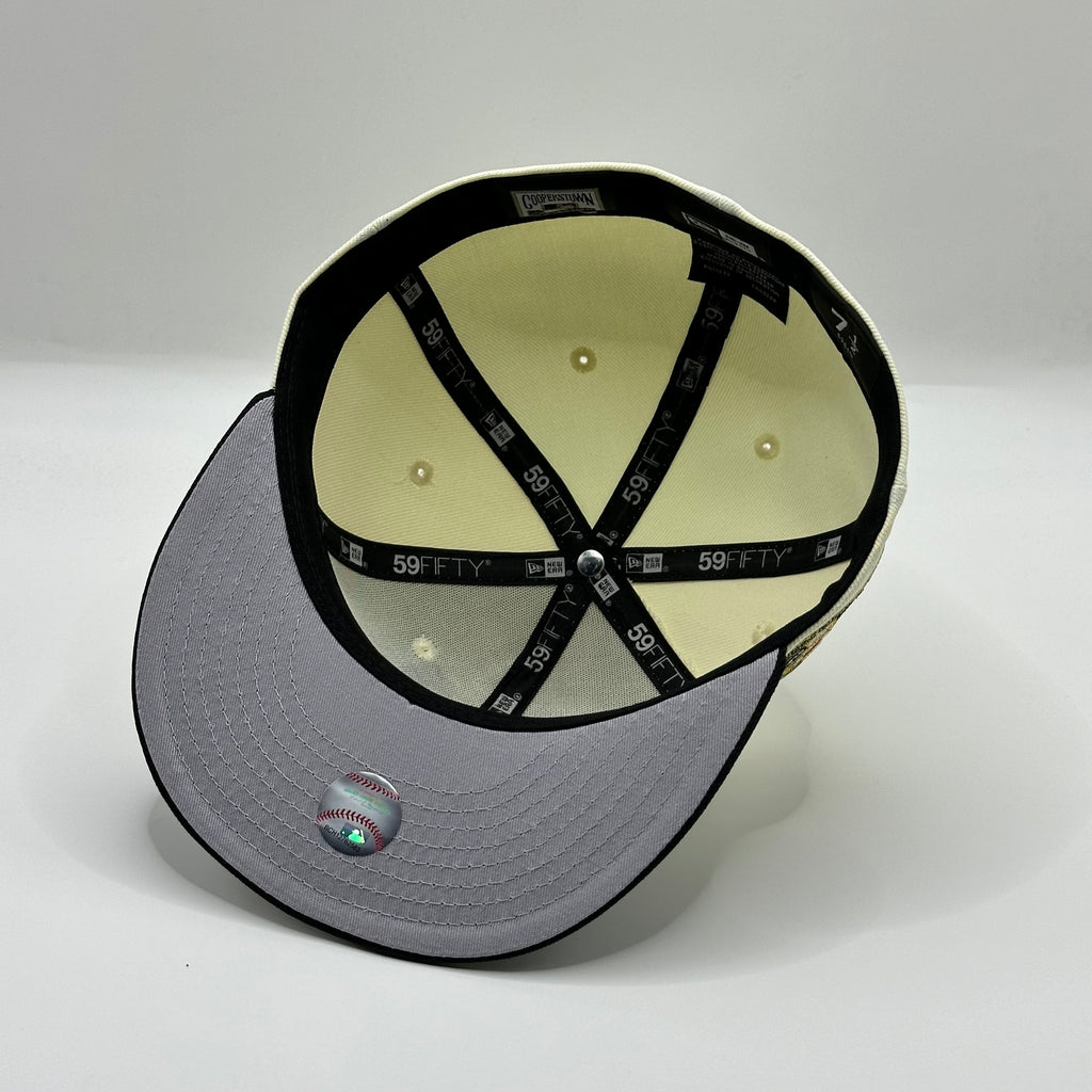 Chrome Black Cleveland Indians Chief Wahoo 1954 All Star Game New Era Fitted Hat Cap - view 5