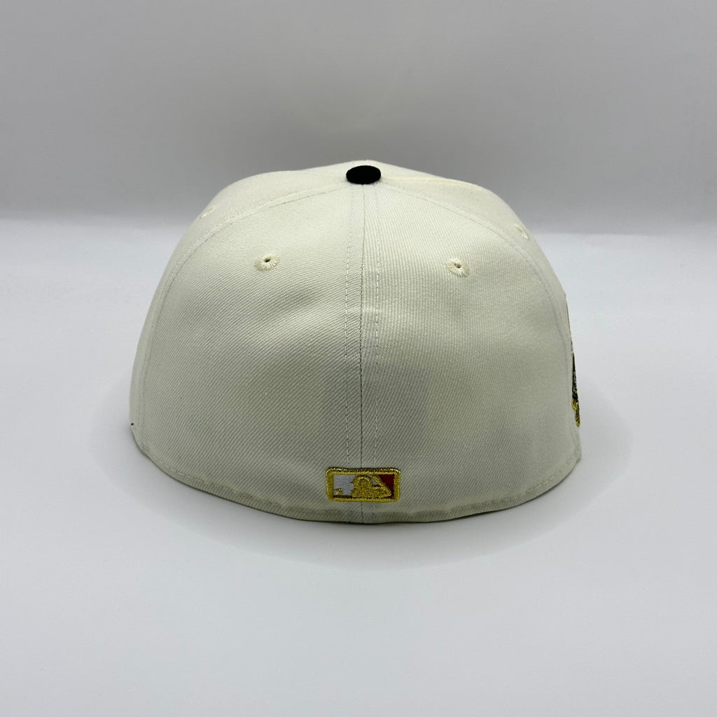 Chrome Black Cleveland Indians Chief Wahoo 1954 All Star Game New Era Fitted Hat Cap - view 4