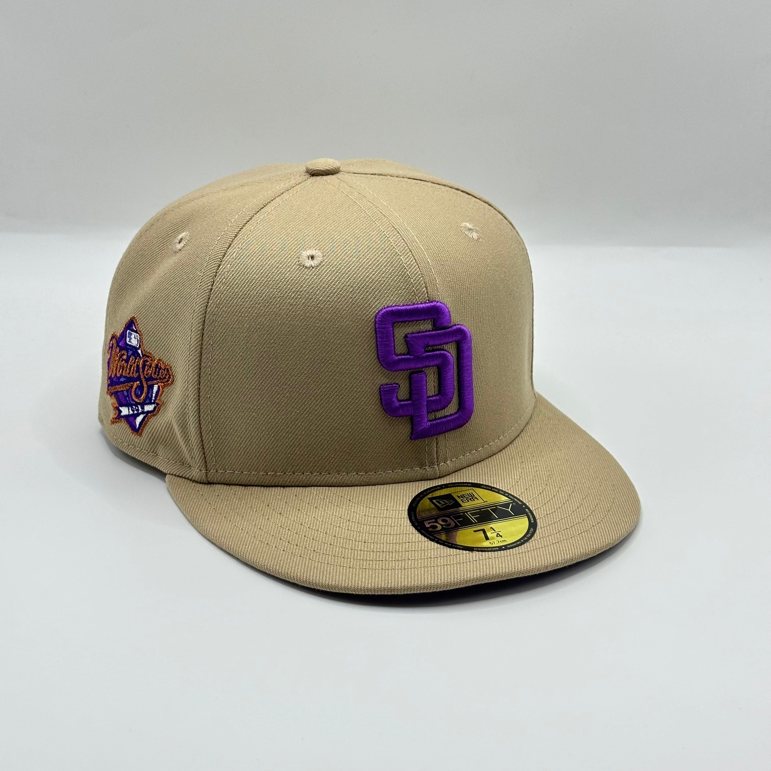 PB&J Camel San Diego SD Padres 1998 World Series New Era Fitted Hat Cap