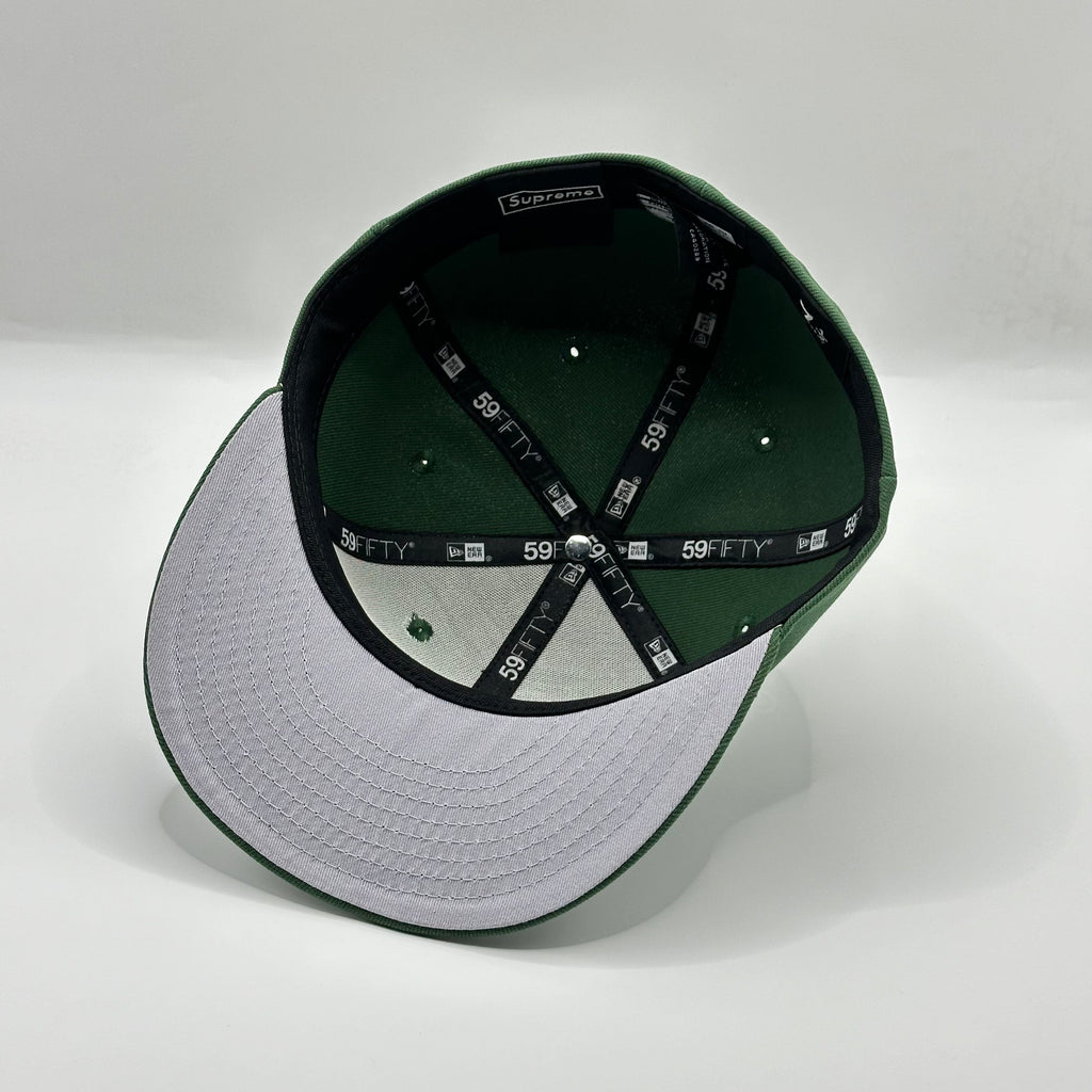 Green Supreme S Logo Frosty Snow Winter New Era Hat Cap (20FW)