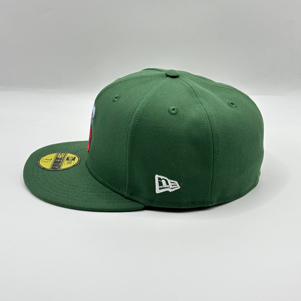 Green Supreme S Logo Frosty Snow Winter New Era Hat Cap (20FW)