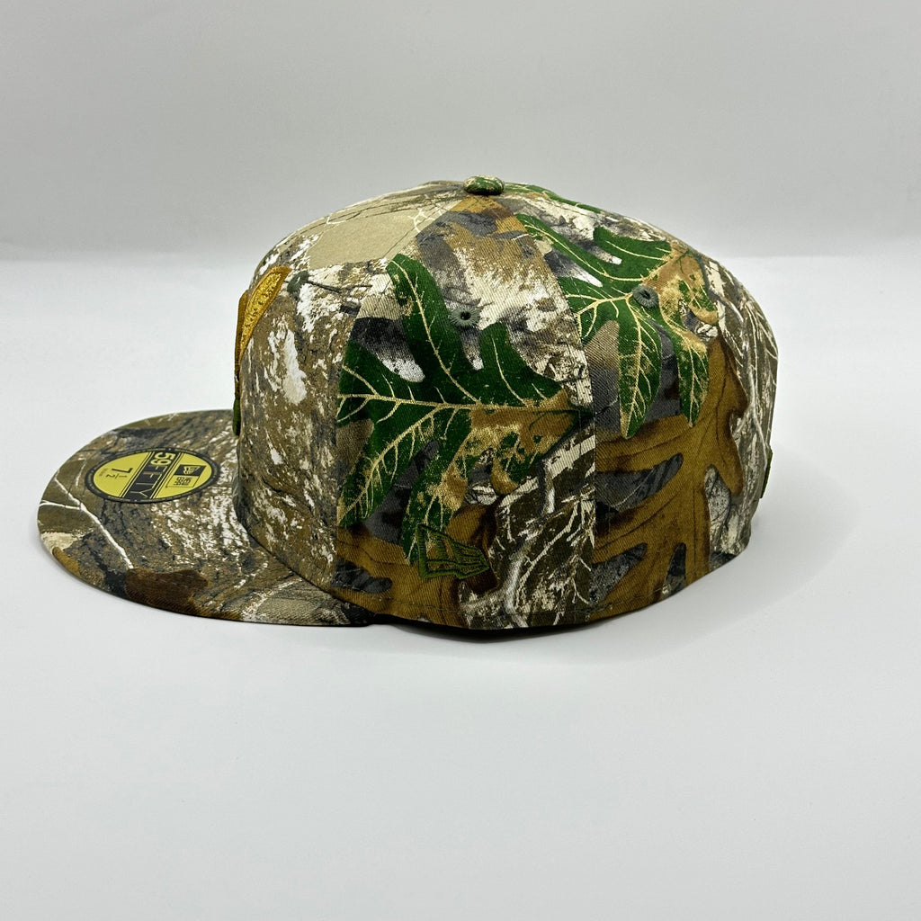 Realtree Camo Cleveland Indians Chief Wahoo 1954 All Star Game New Era Fitted Hat Cap - view 3