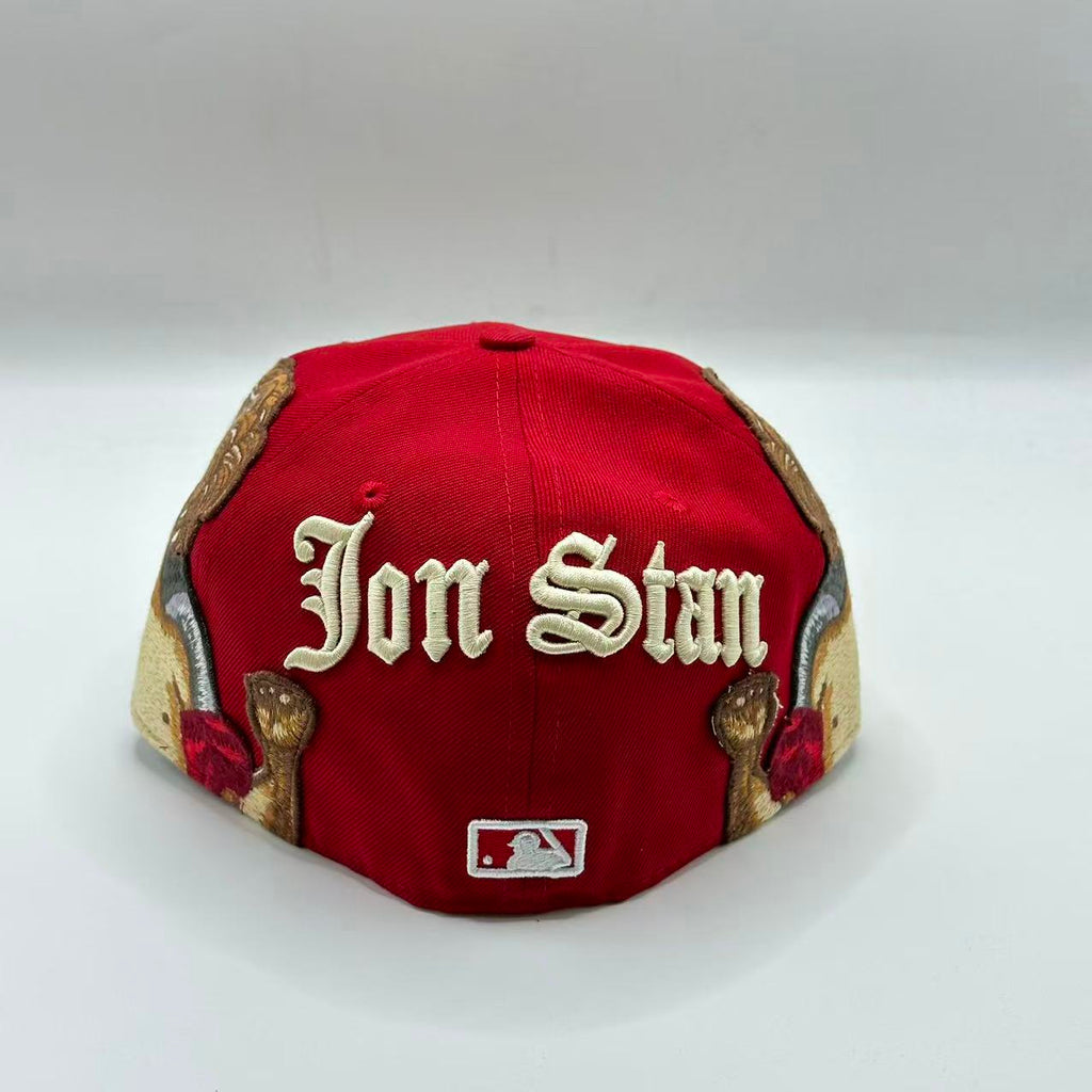 Red Jon Stan Chicago White Sox New Era Fitted Hat Cap MLB - view 3